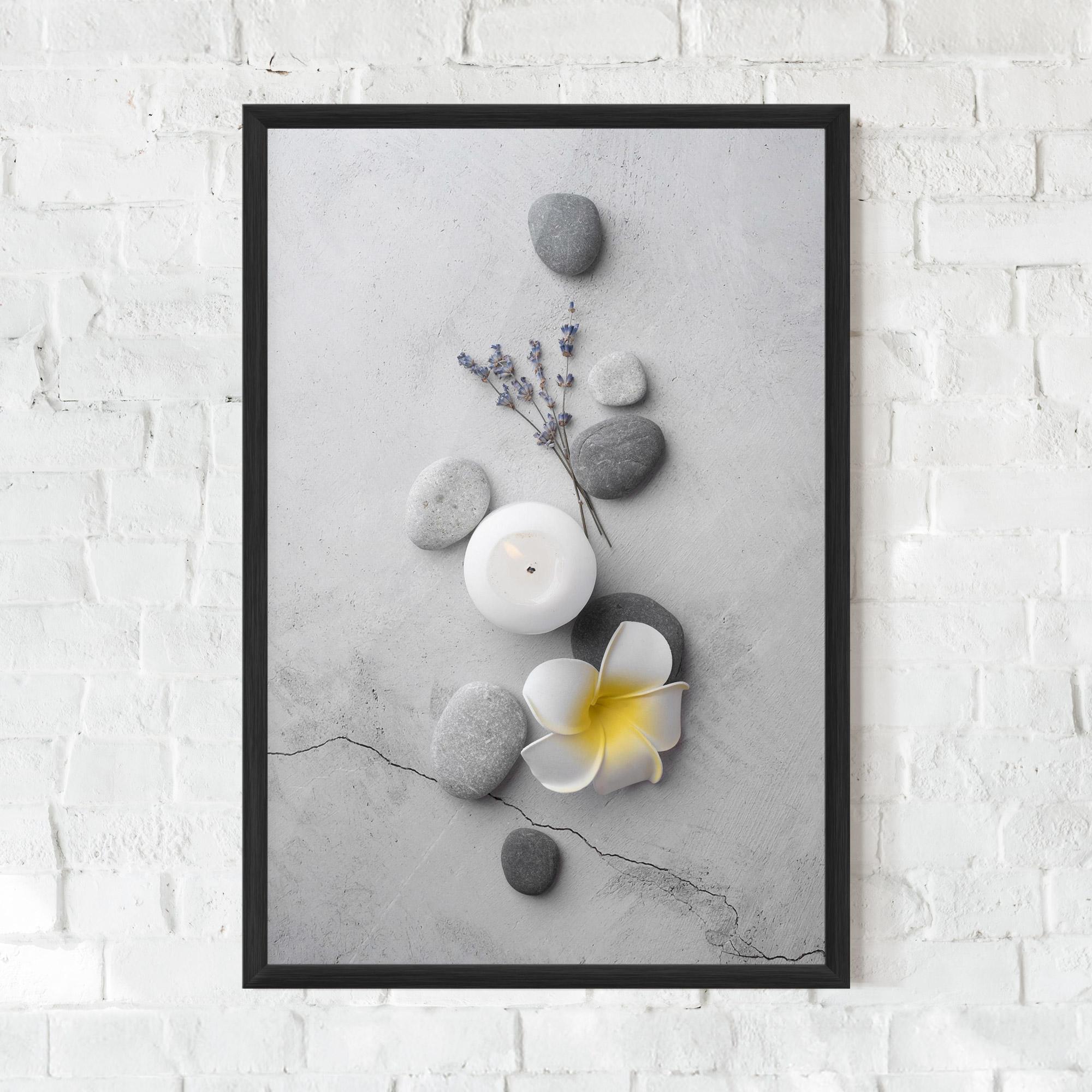 Poster Înrămat Feng Shui Stones mockup 0