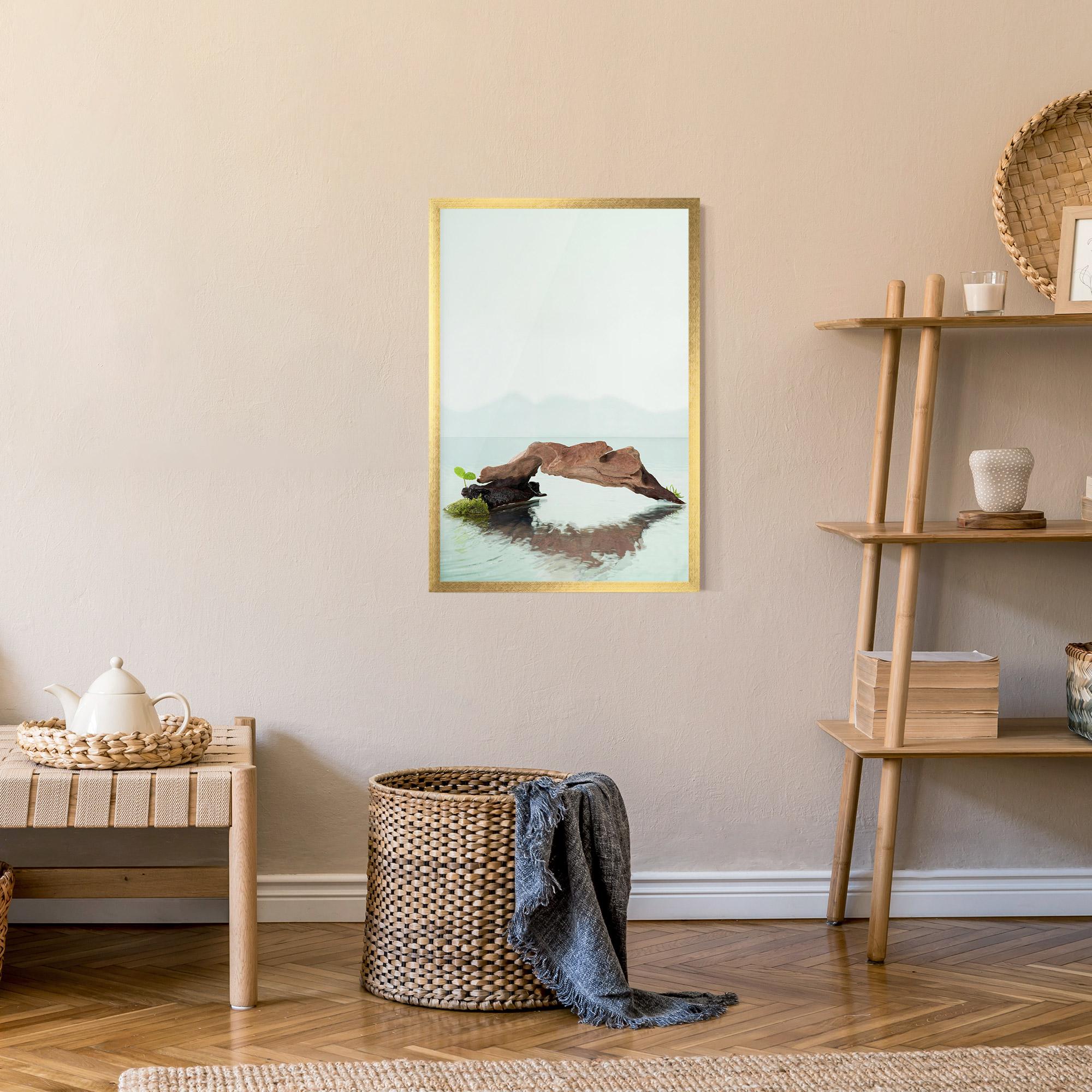 Poster Înrămat Water Rock View mockup 9