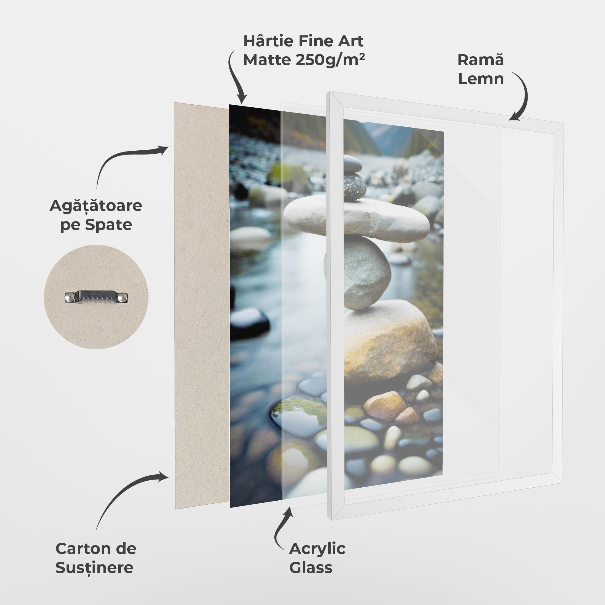 Poster Înrămat Balanced Rocks mockup 1