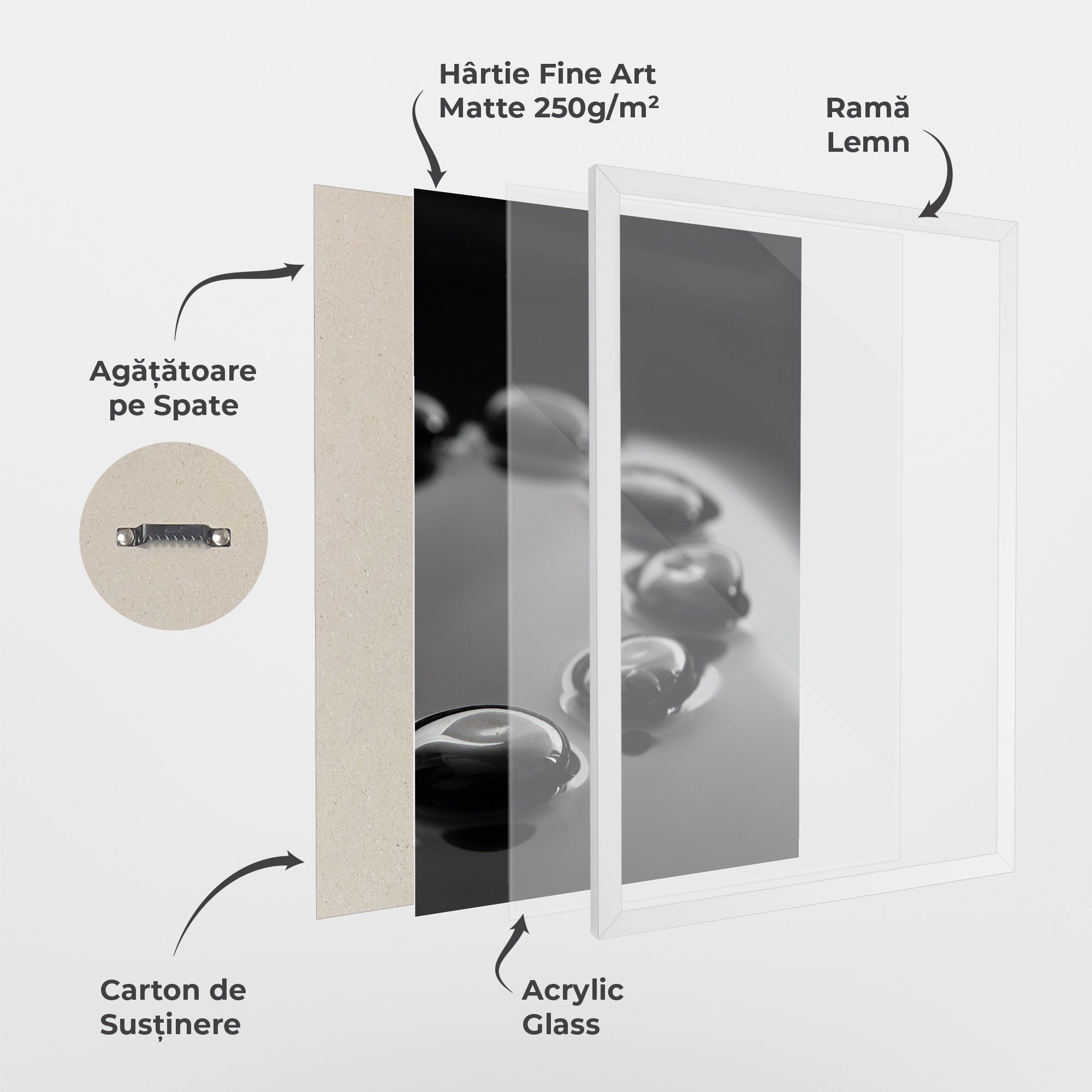 Black Small Stones mockup 1