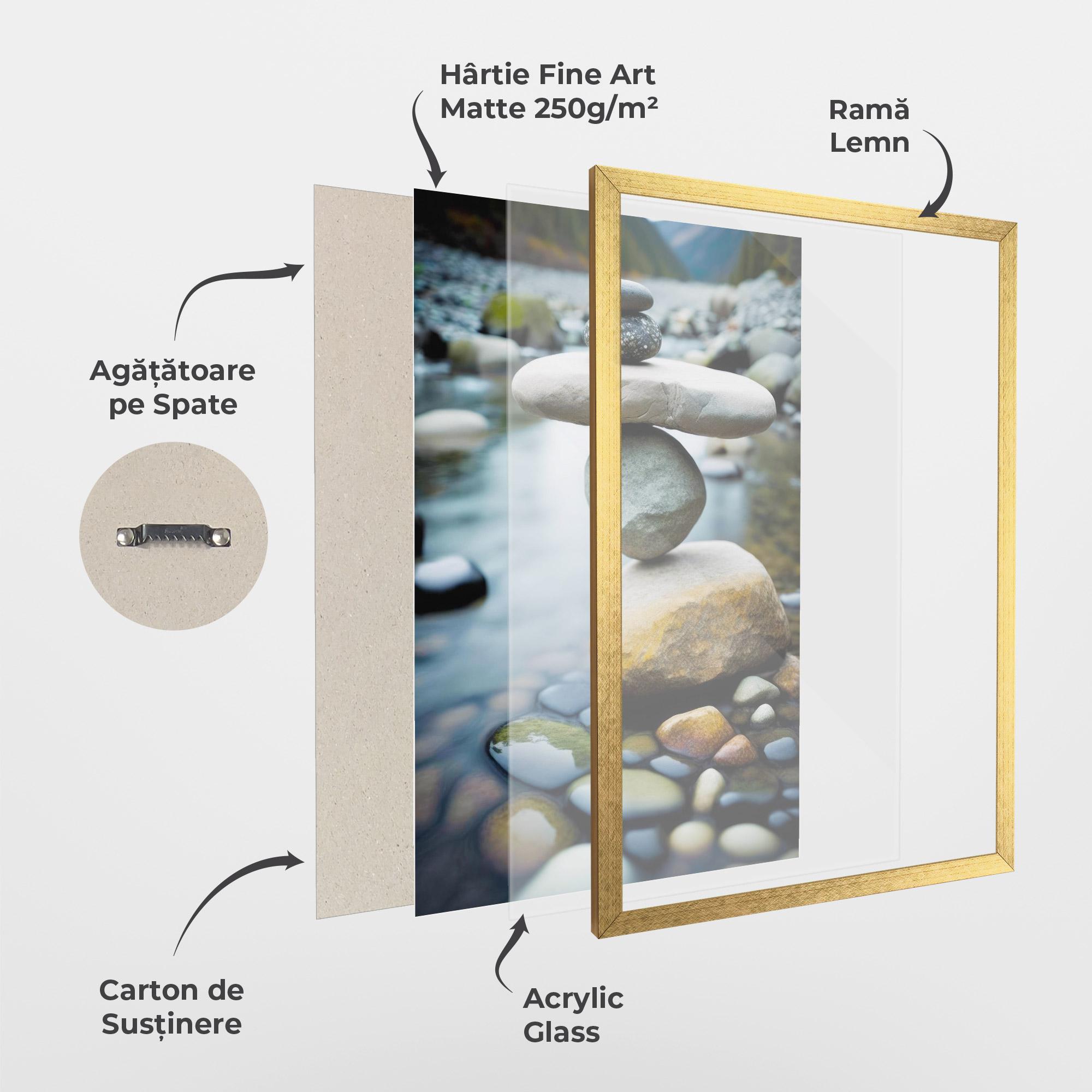 Poster Înrămat Balanced Rocks mockup 1