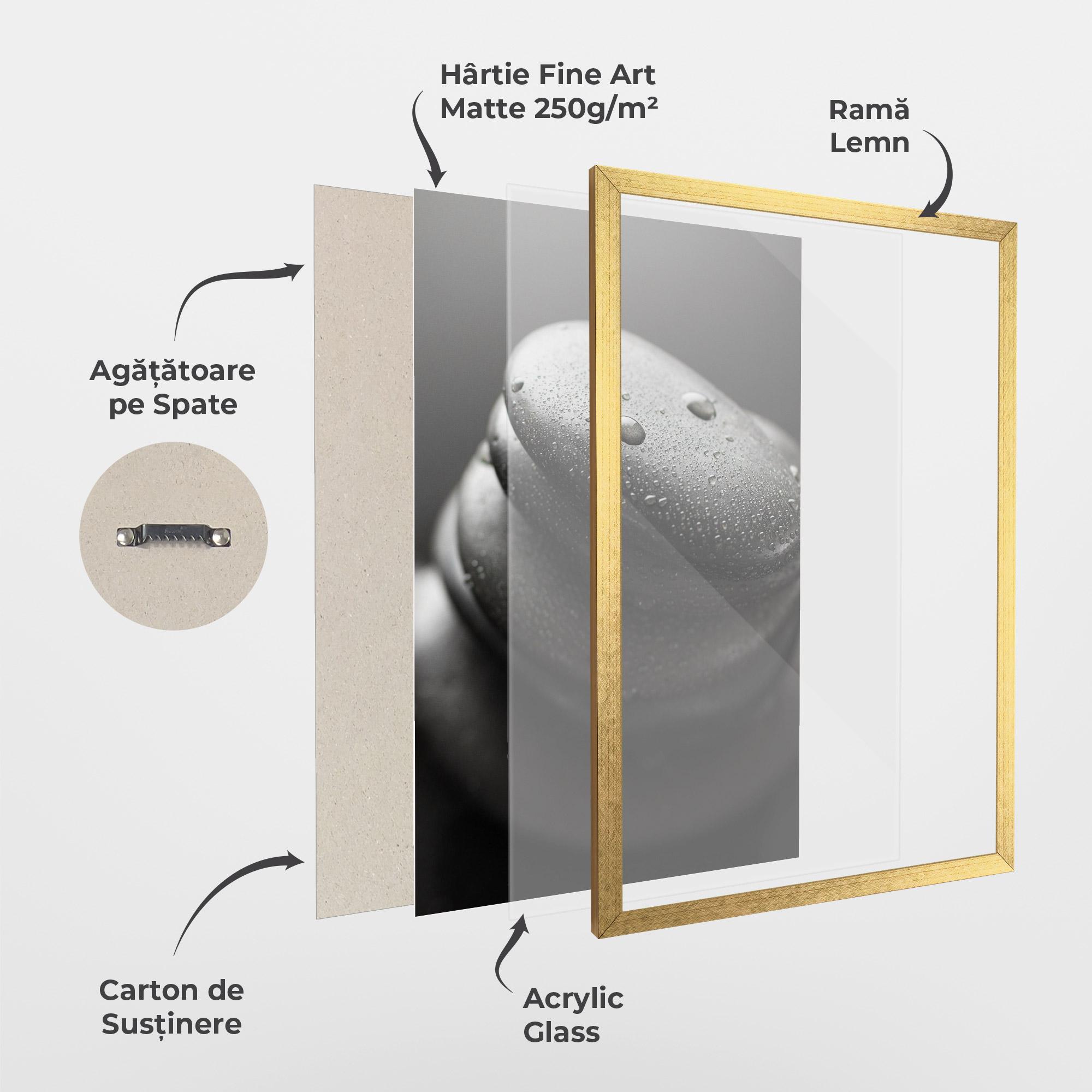 Poster Înrămat Beautiful Stones mockup 1