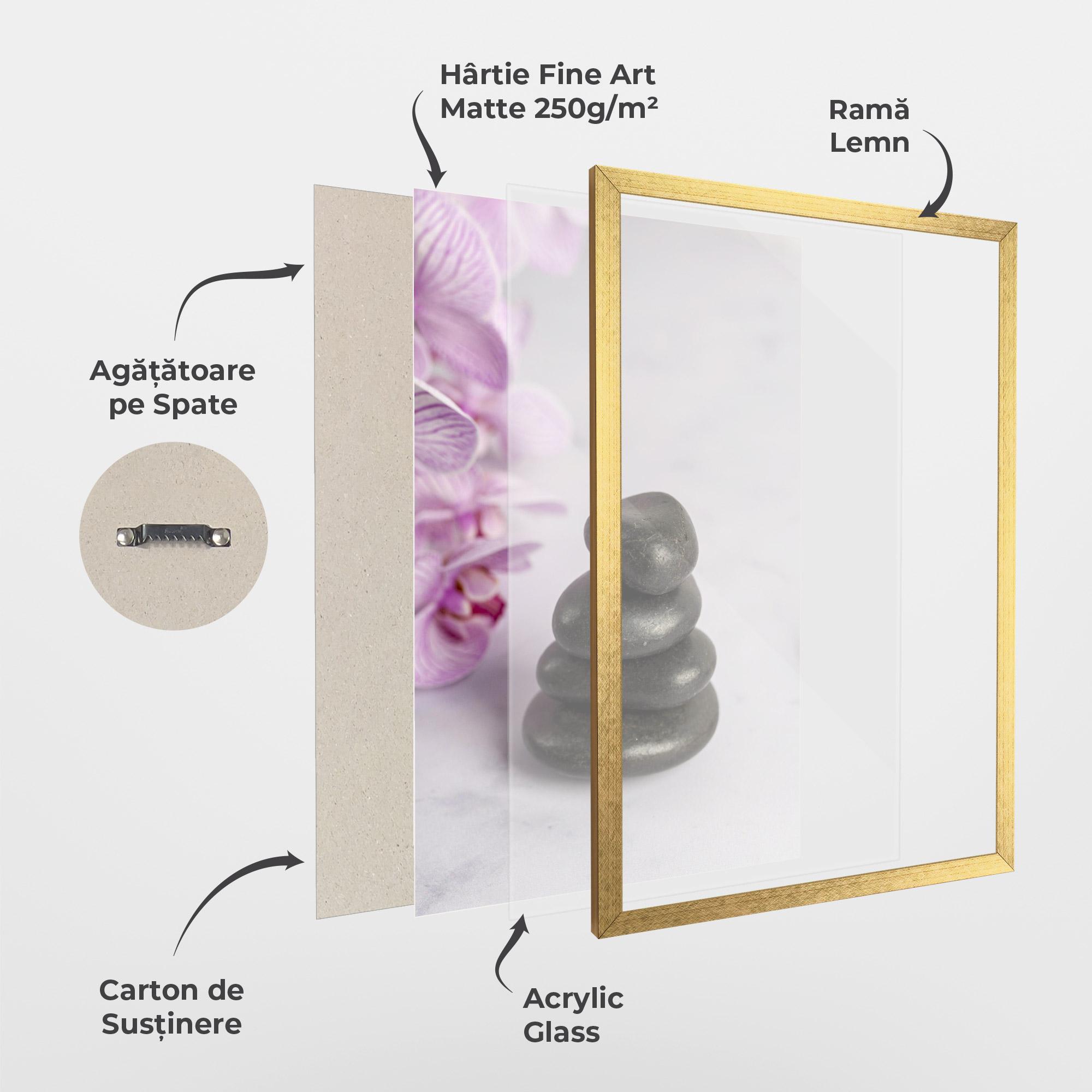 Poster Înrămat Small Stones mockup 1