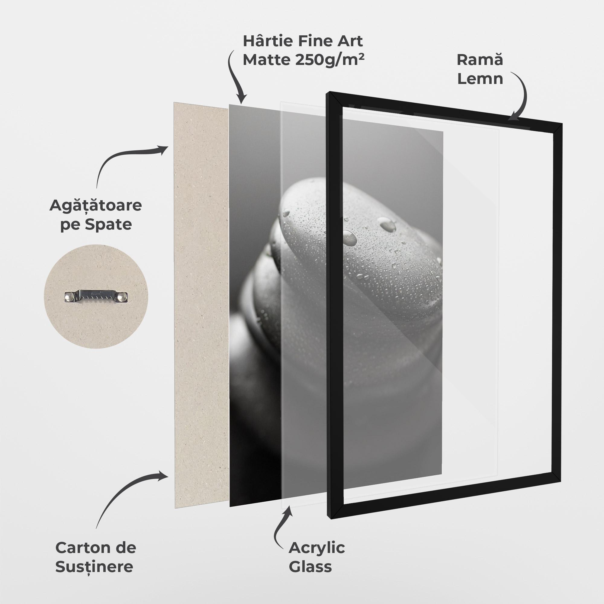 Poster Înrămat Beautiful Stones mockup 1