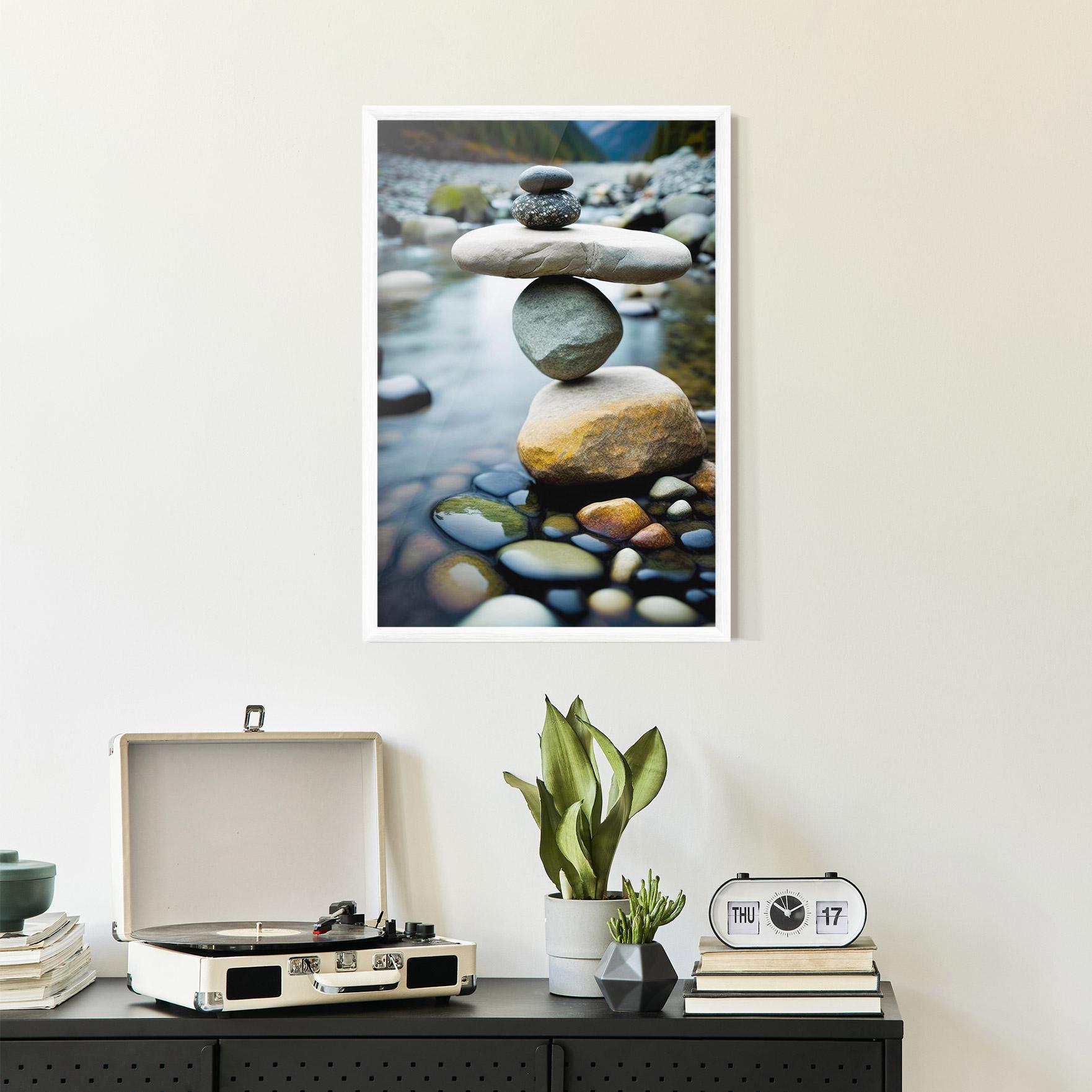 Poster Înrămat Balanced Rocks mockup 2