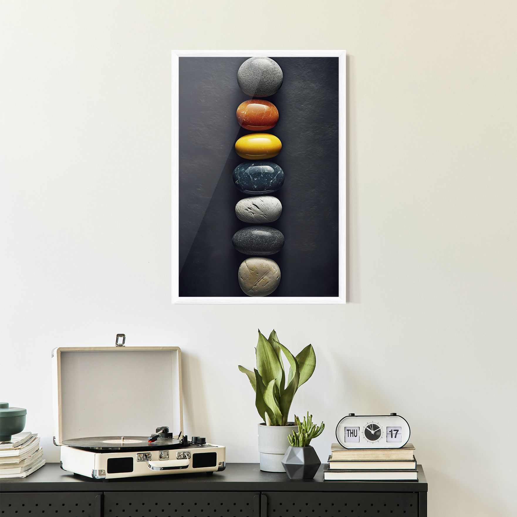 Zen Colorful Stones mockup 2