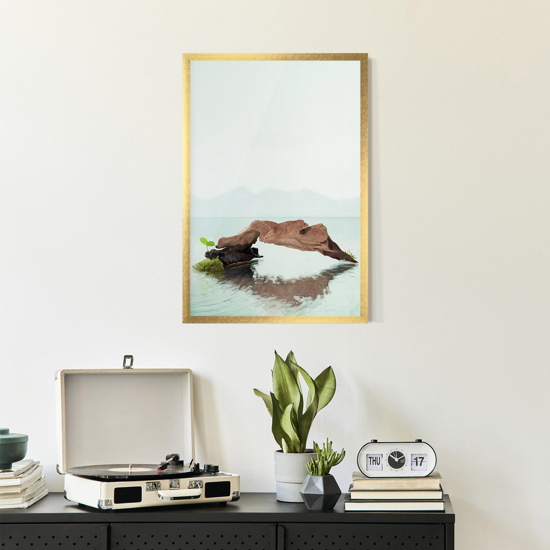 Poster Înrămat Water Rock View mockup 2