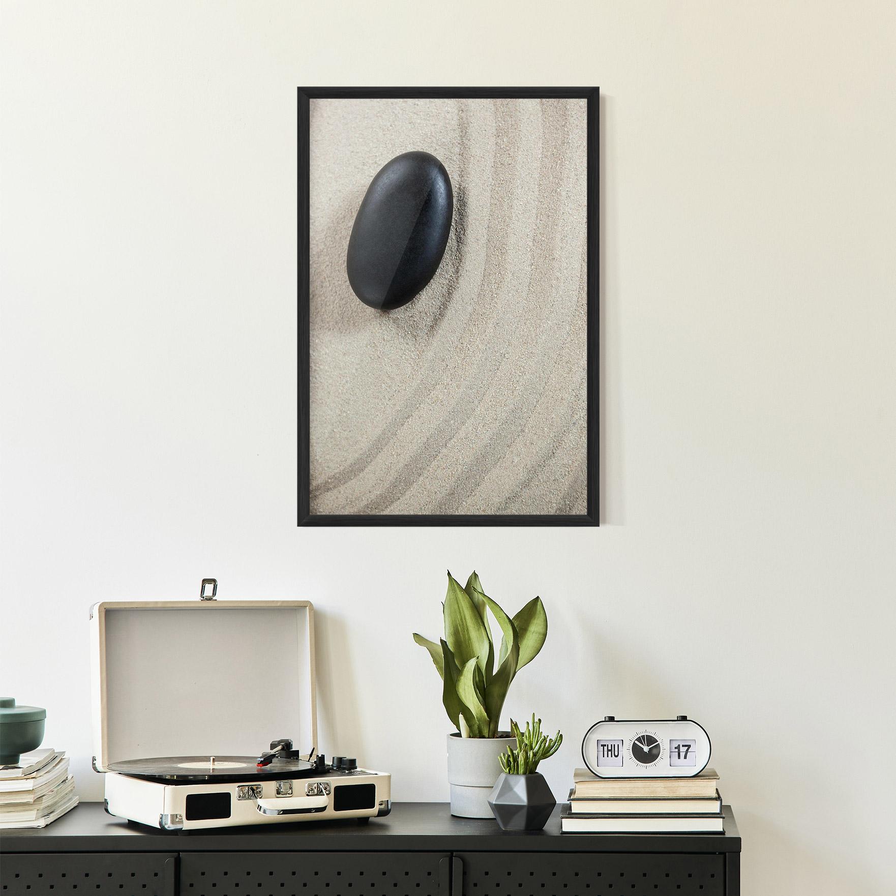 Poster Înrămat Black Pebble mockup 2