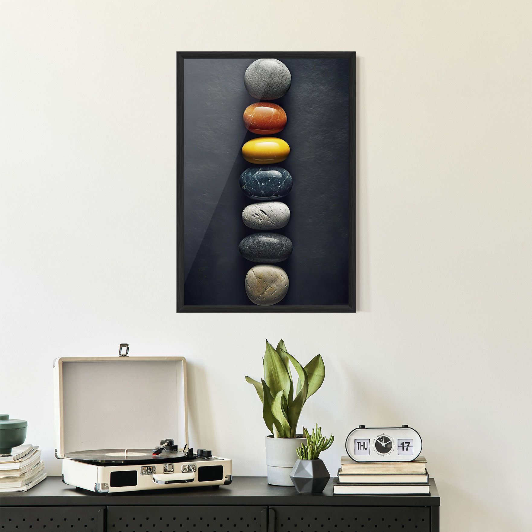 Zen Colorful Stones mockup 2