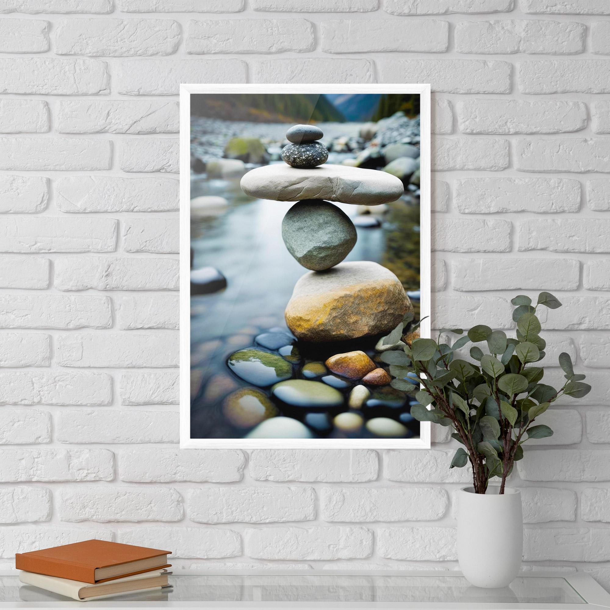 Poster Înrămat Balanced Rocks mockup 5