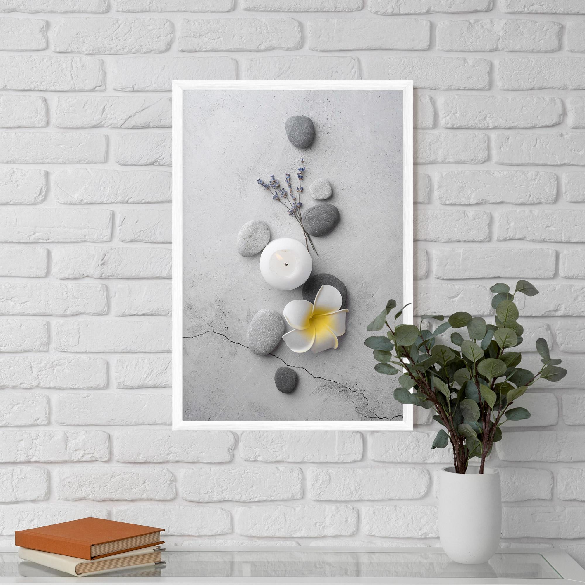Poster Înrămat Feng Shui Stones mockup 5