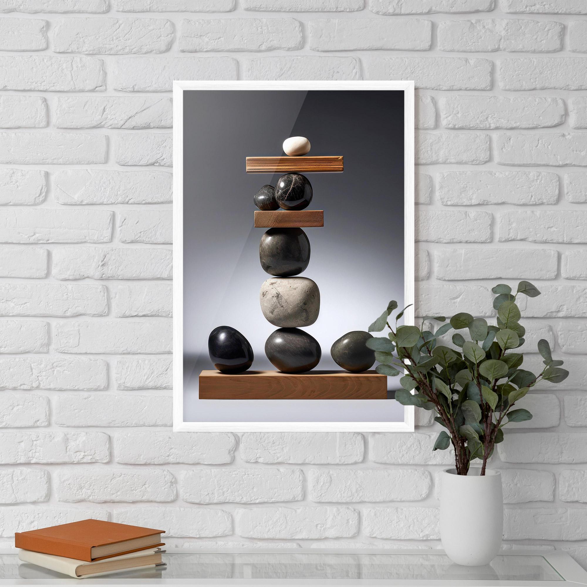 Poster Înrămat Zen Stones mockup 5