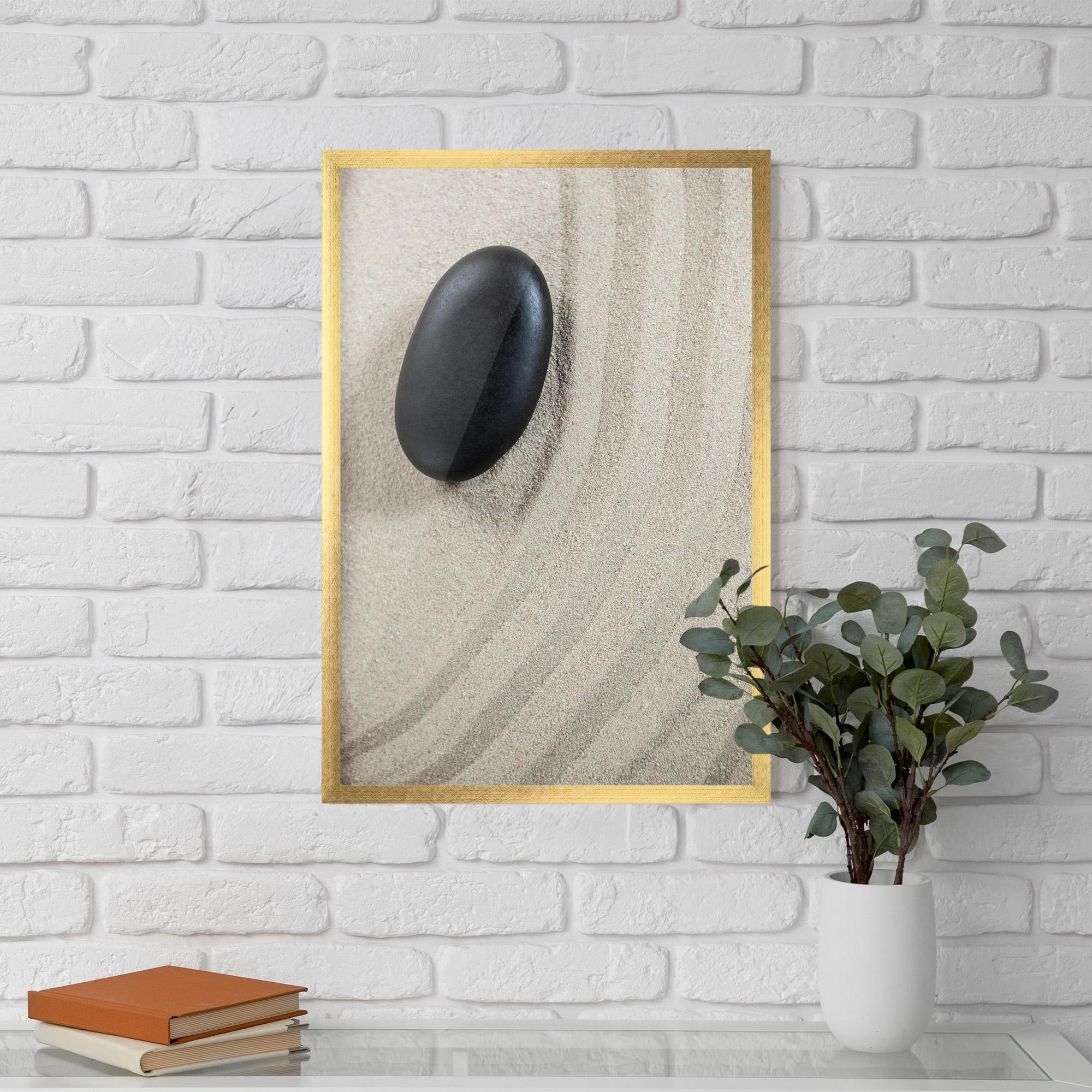 Poster Înrămat Black Pebble mockup 5