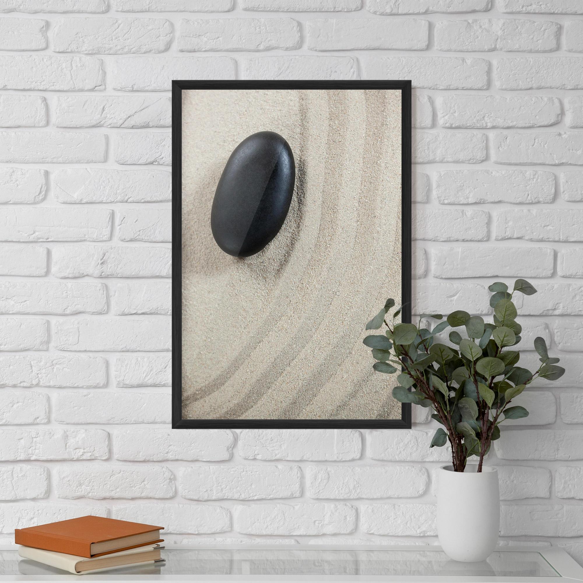 Poster Înrămat Black Pebble mockup 5