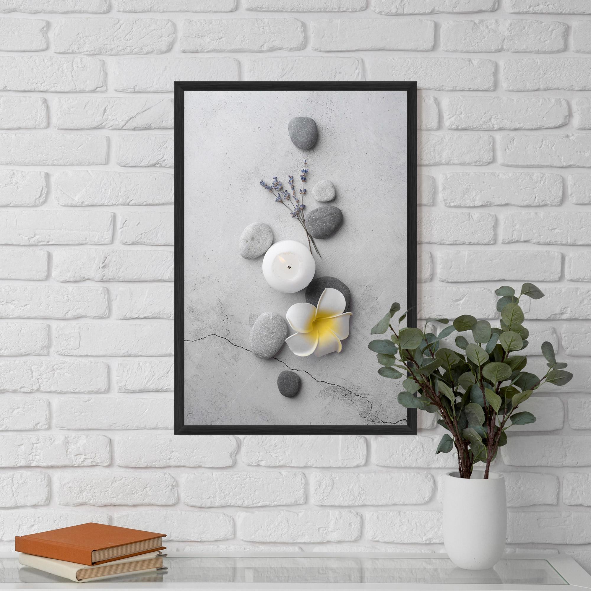 Poster Înrămat Feng Shui Stones mockup 5