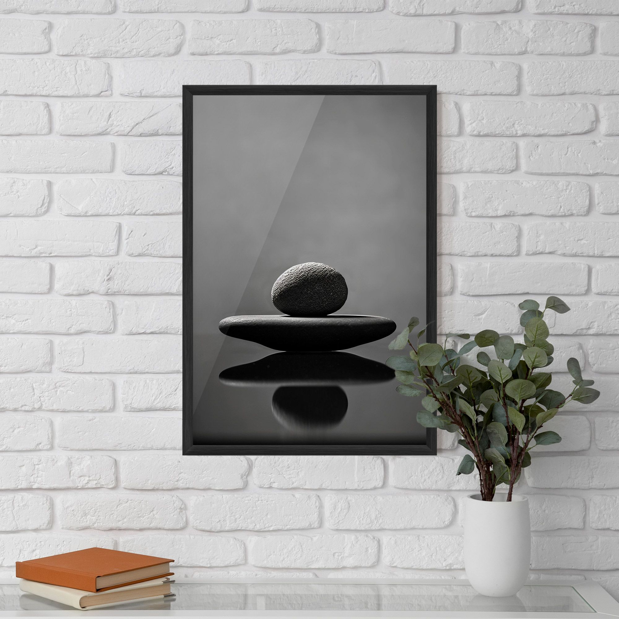Minimalistic Zen Stone mockup 5