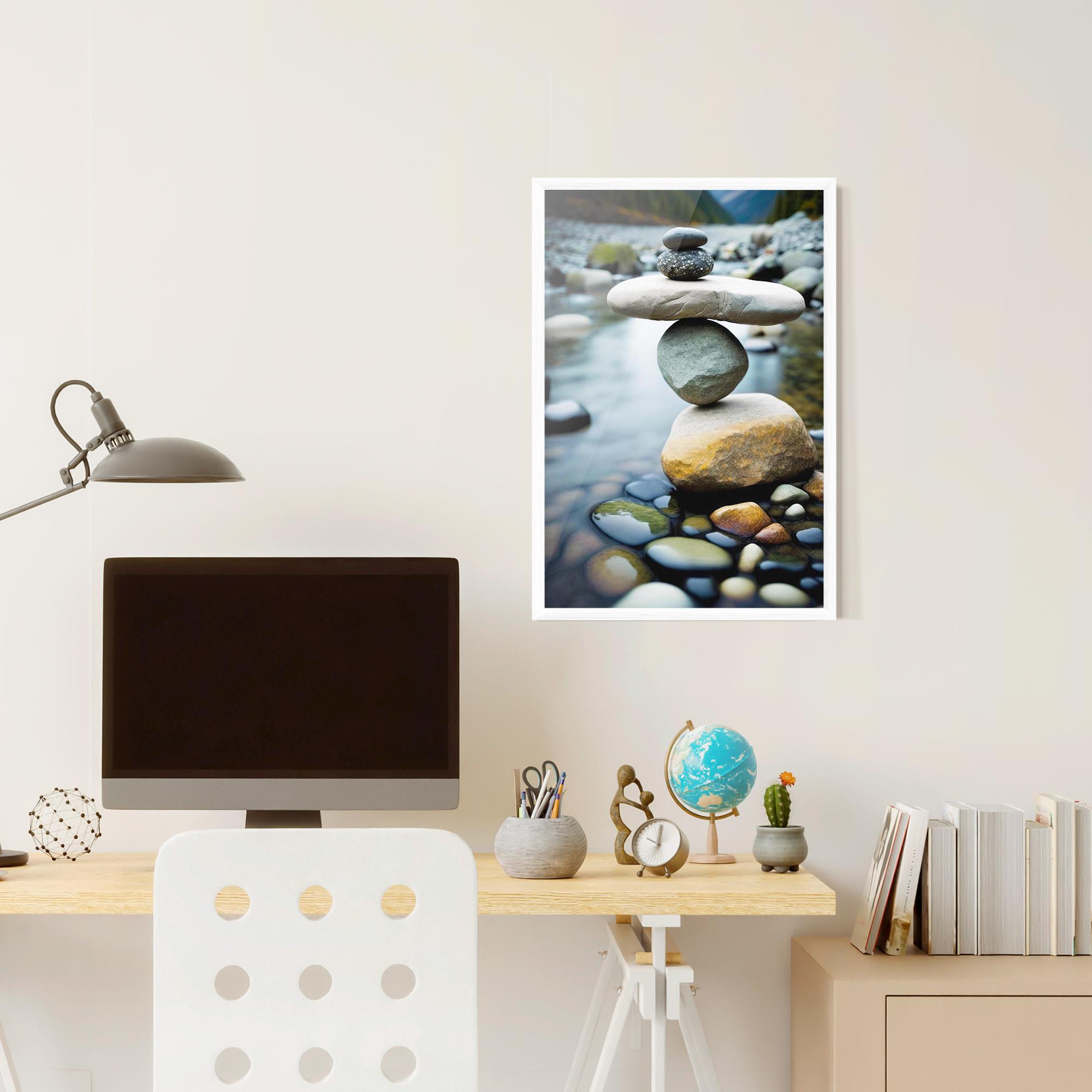 Poster Înrămat Balanced Rocks mockup 6