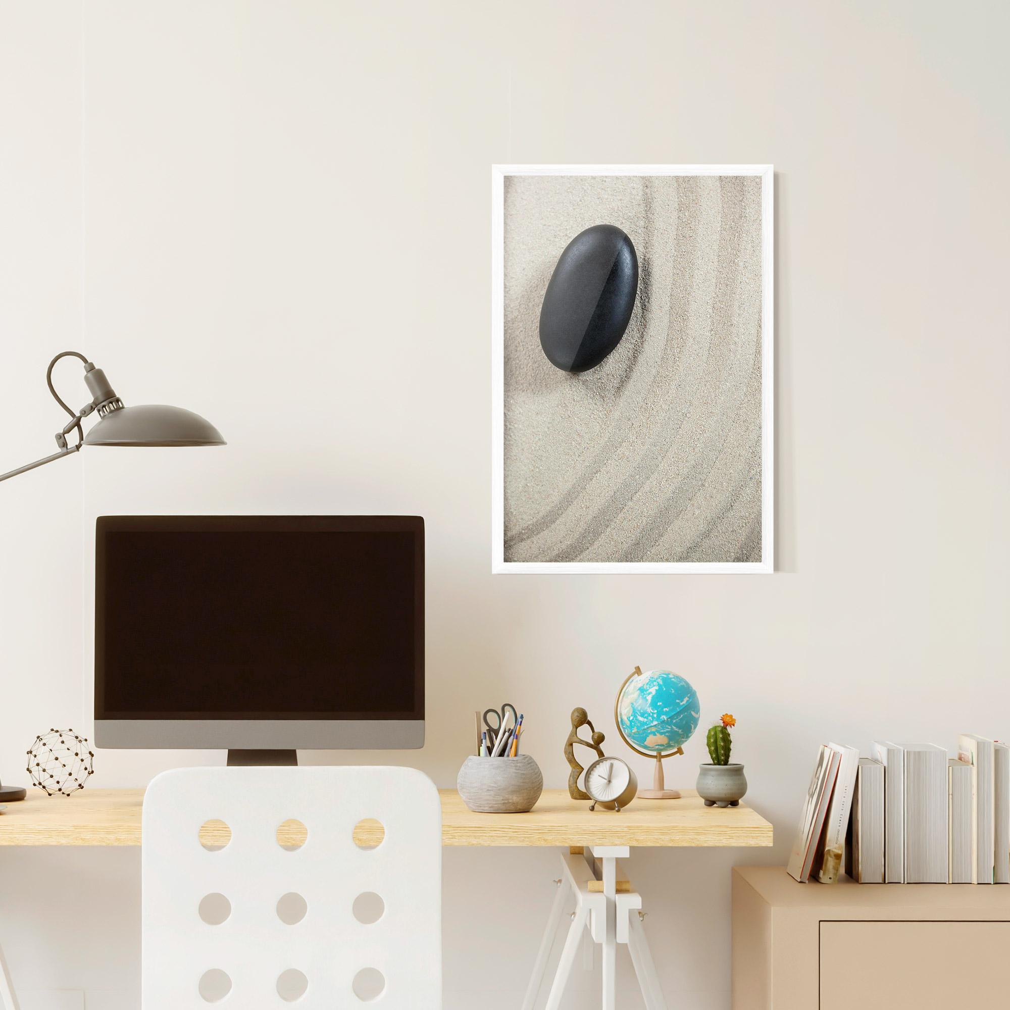 Poster Înrămat Black Pebble mockup 6