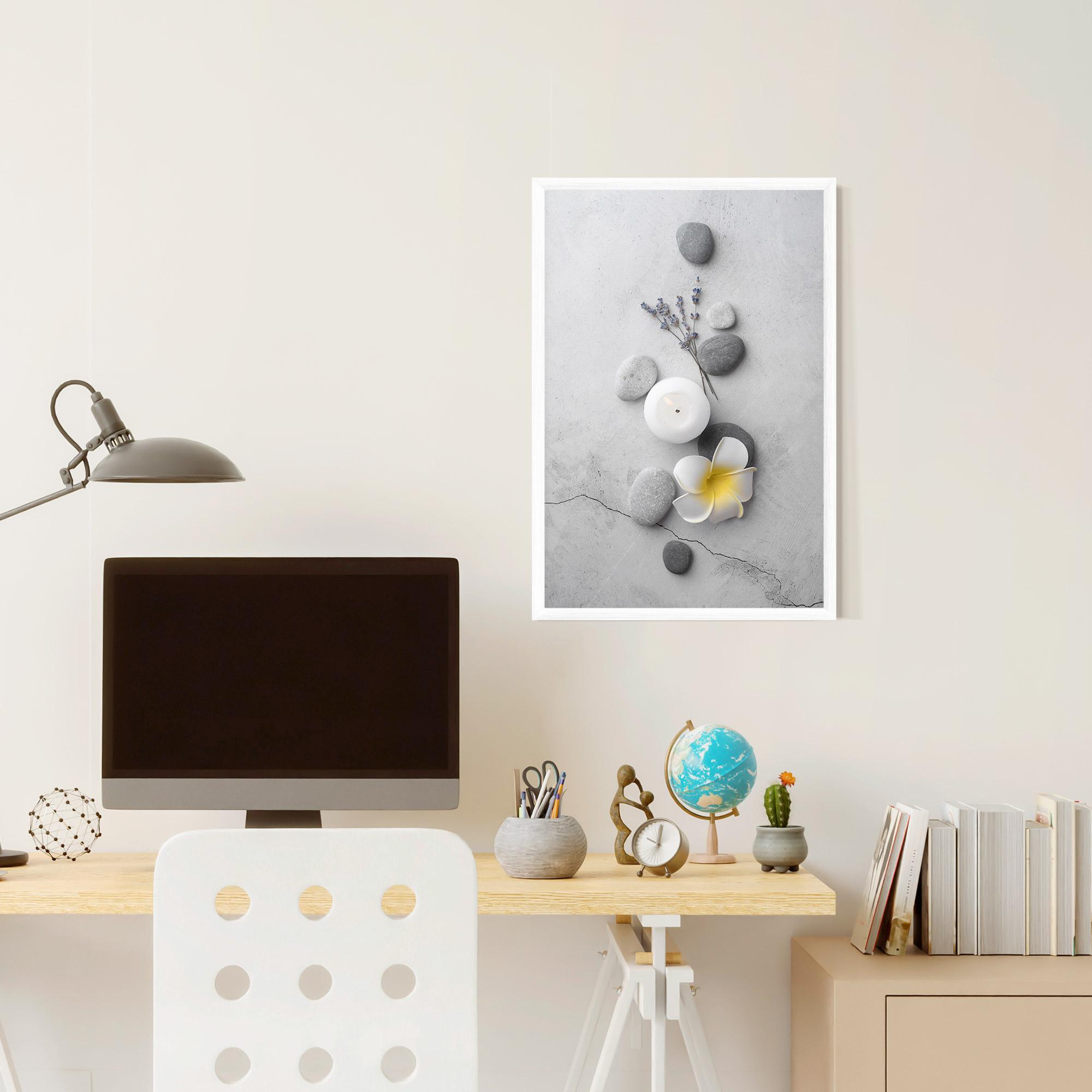 Poster Înrămat Feng Shui Stones mockup 6