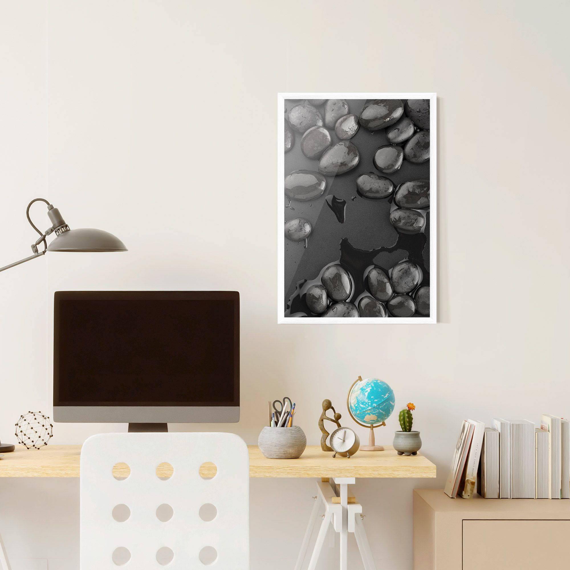 Grey Shiny Stones mockup 6