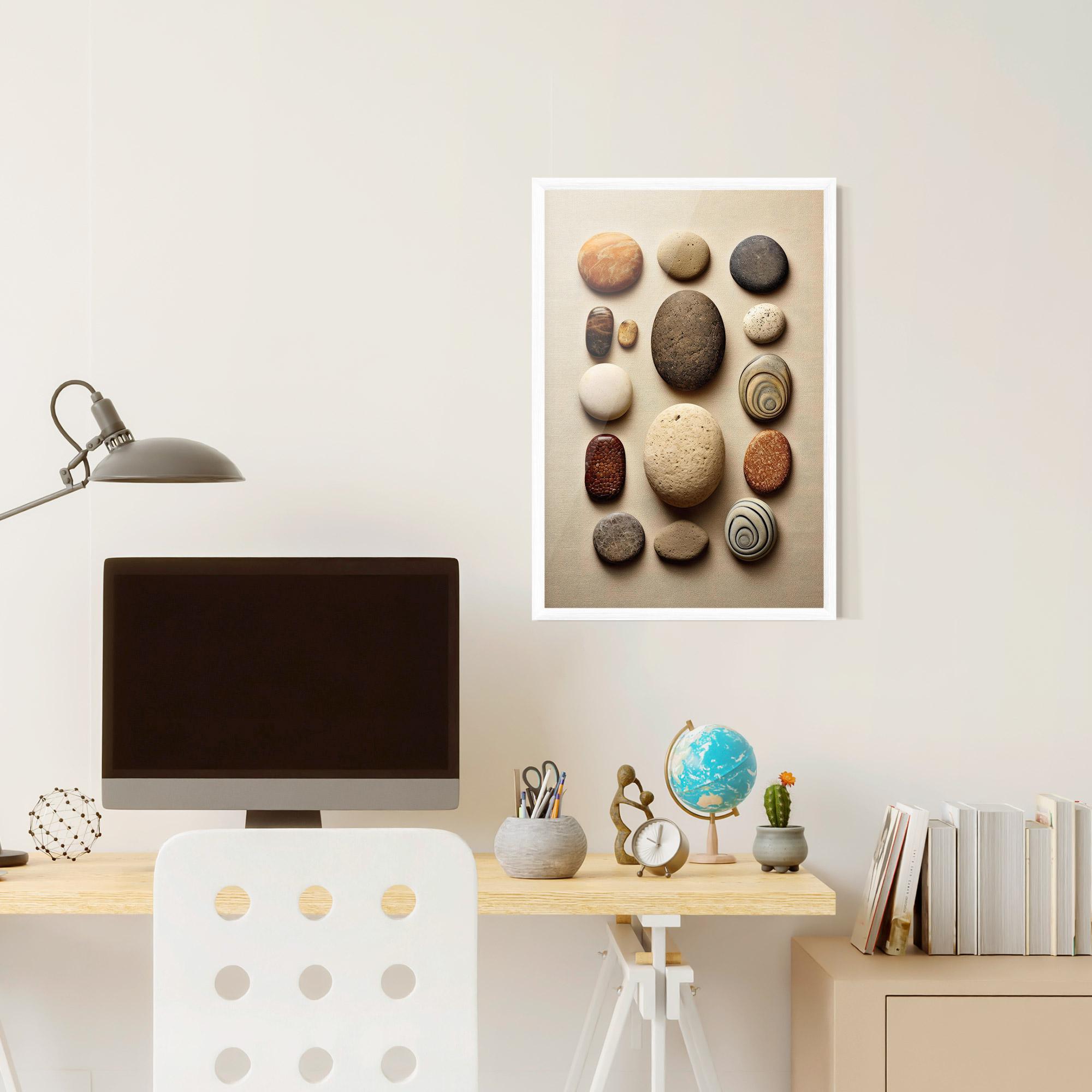 Poster Înrămat Massage Stones Sand mockup 6