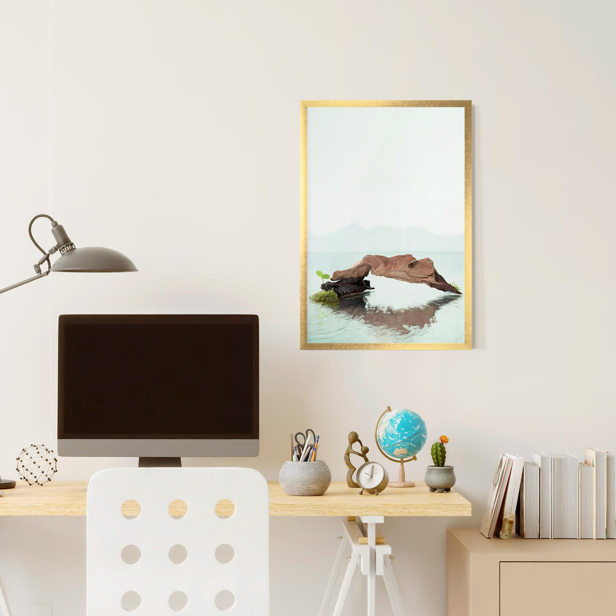 Poster Înrămat Water Rock View mockup 6