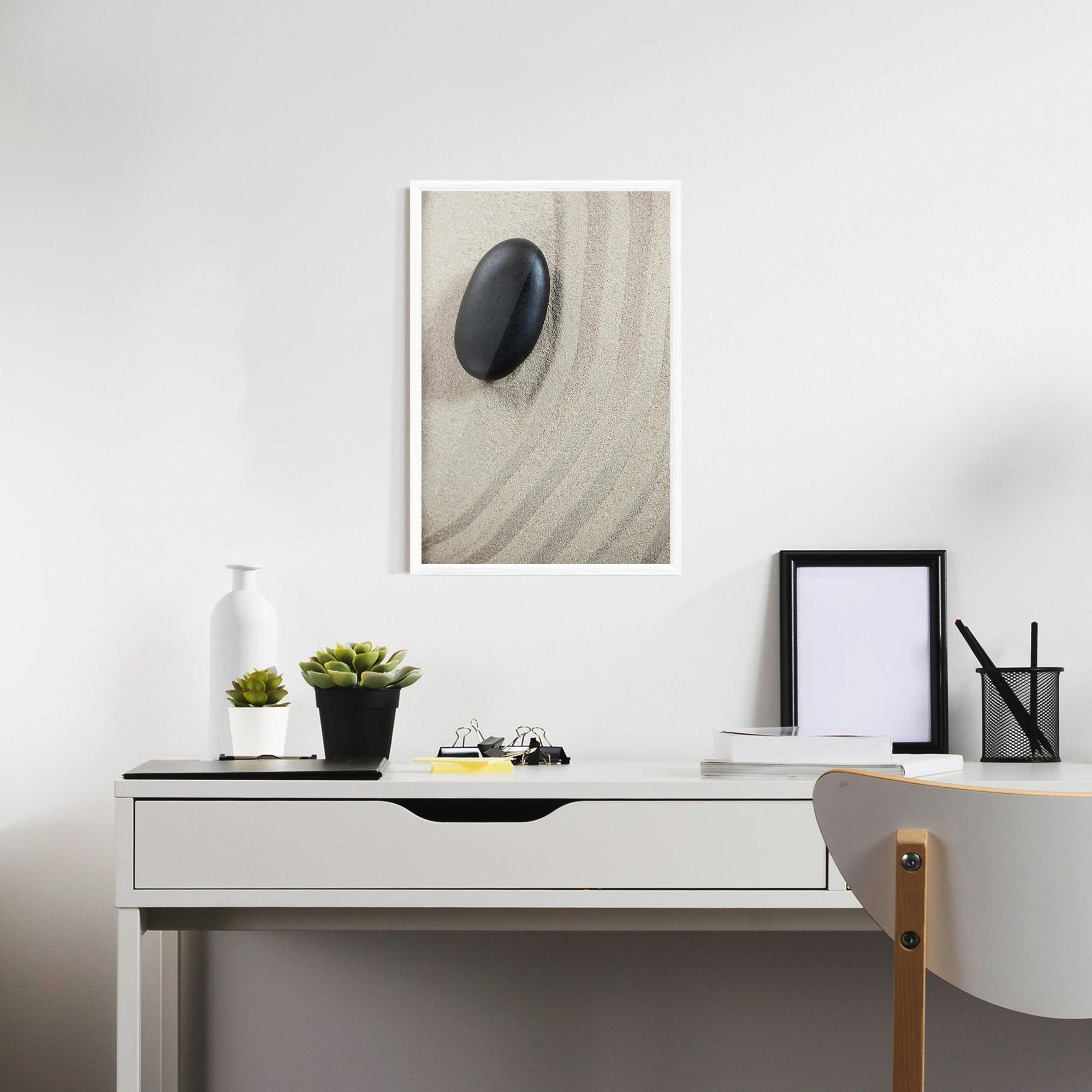 Poster Înrămat Black Pebble mockup 7