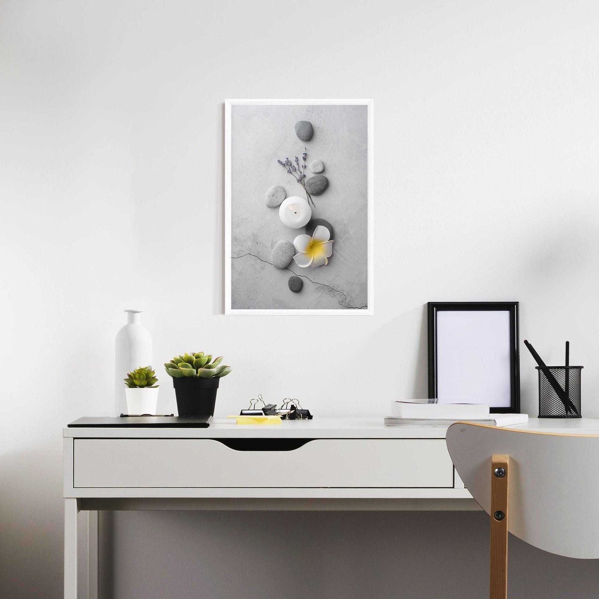 Poster Înrămat Feng Shui Stones mockup 7