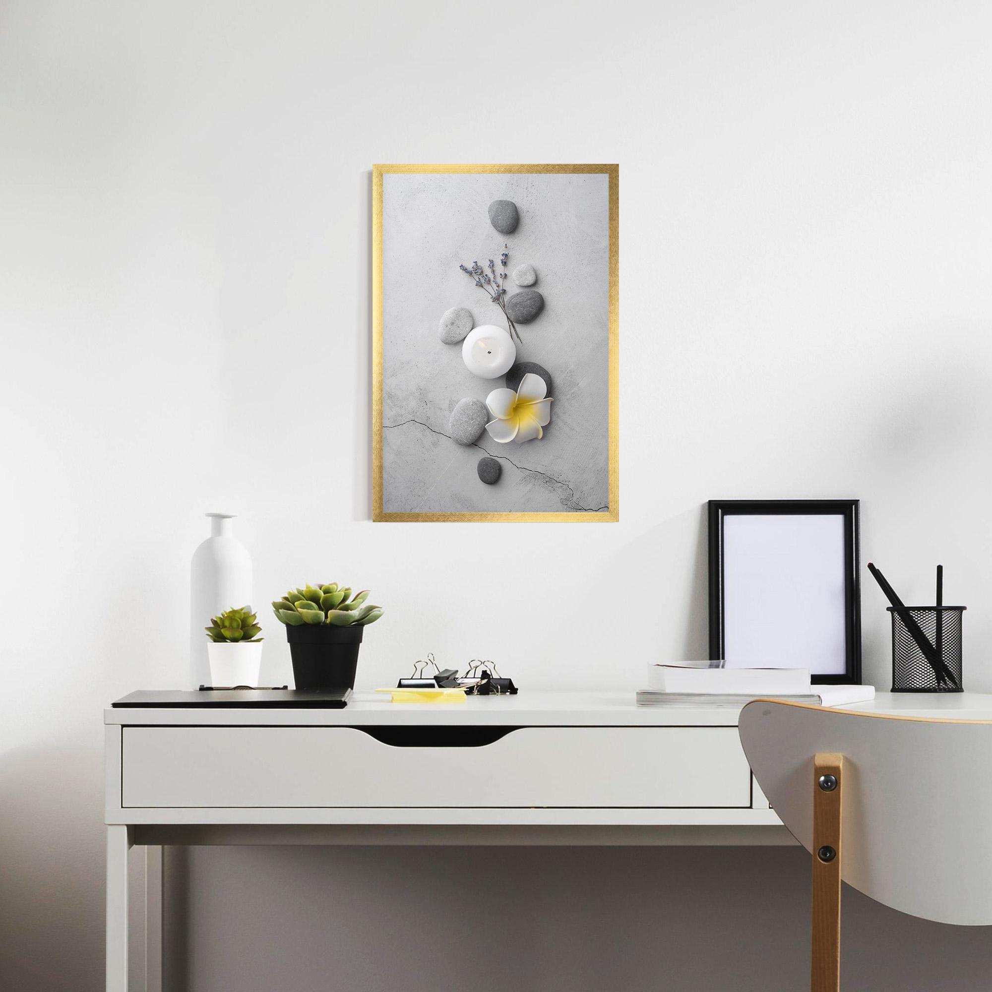 Poster Înrămat Feng Shui Stones mockup 7