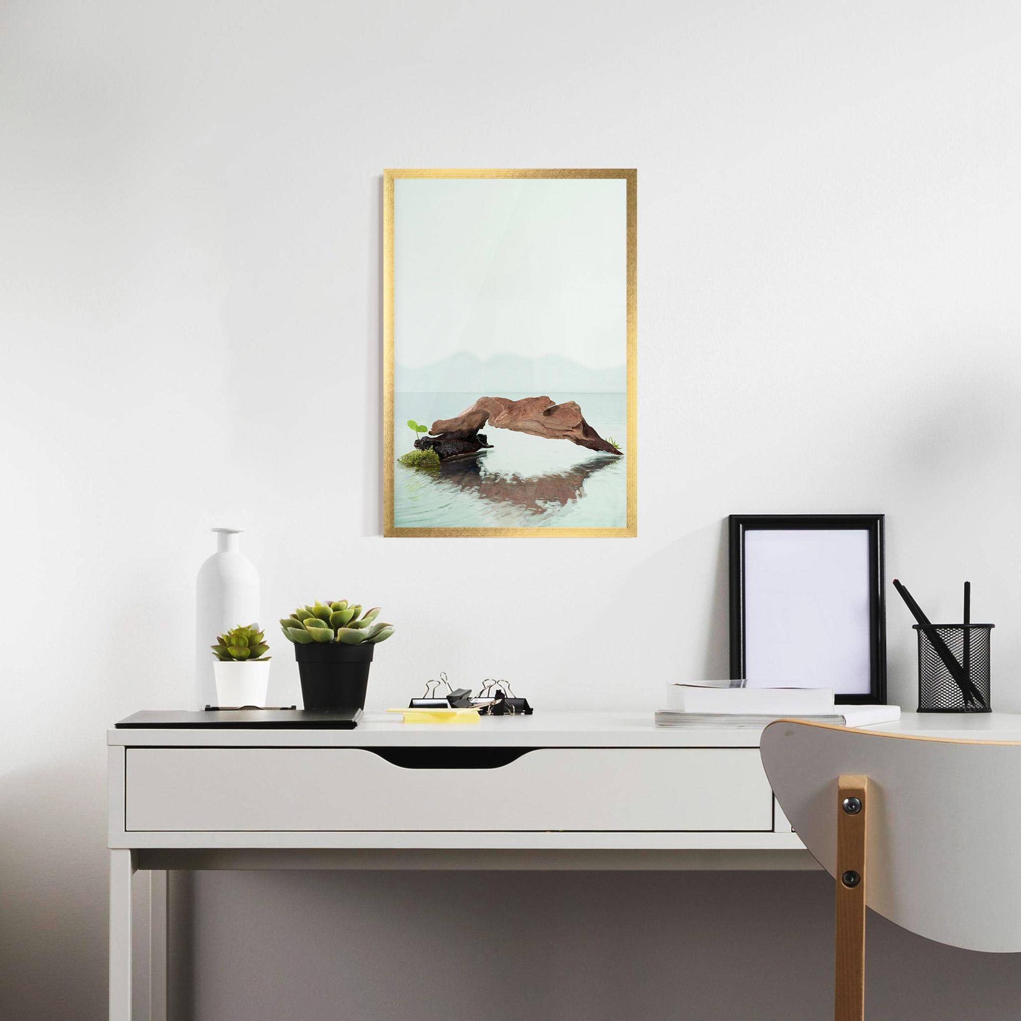 Poster Înrămat Water Rock View mockup 7