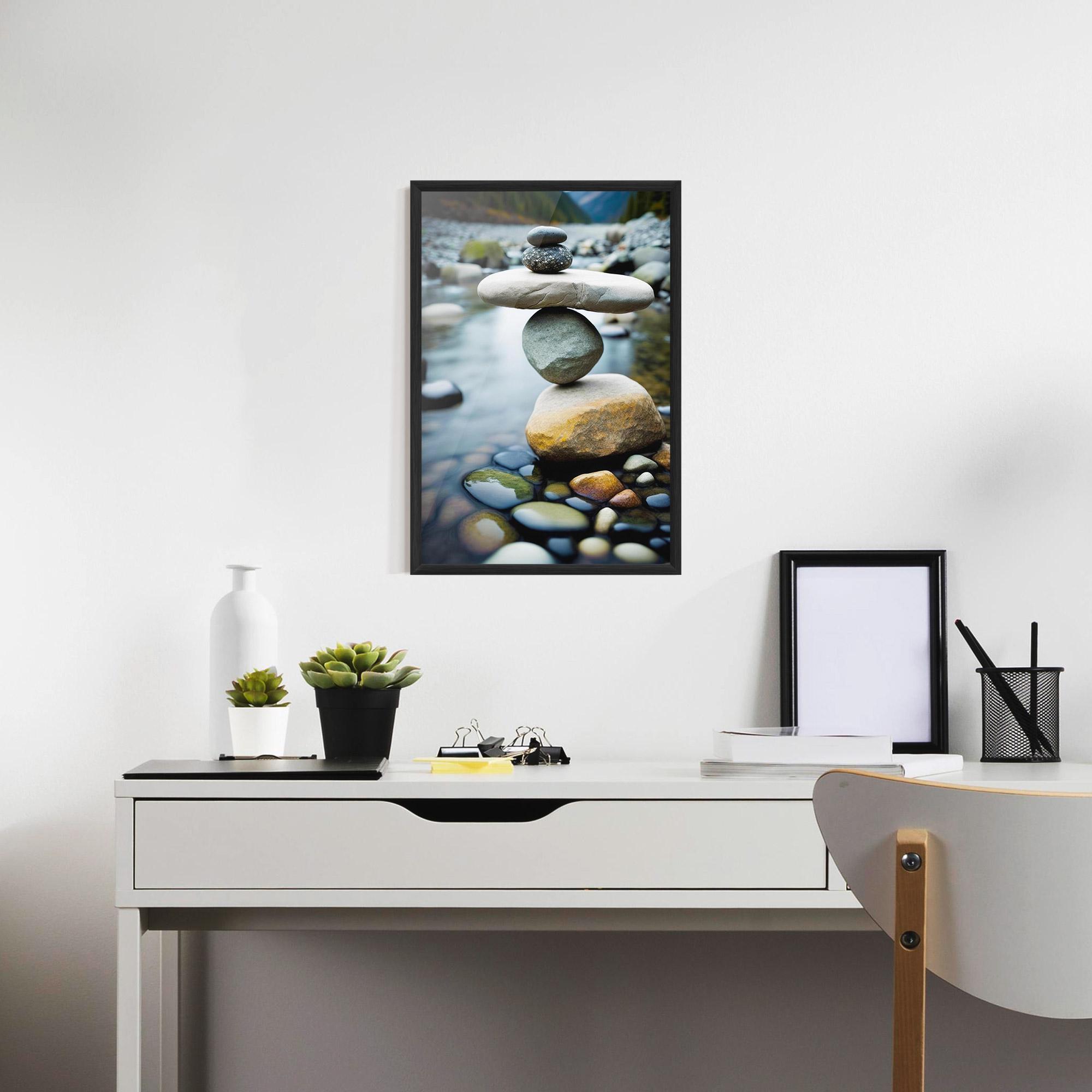 Poster Înrămat Balanced Rocks mockup 7