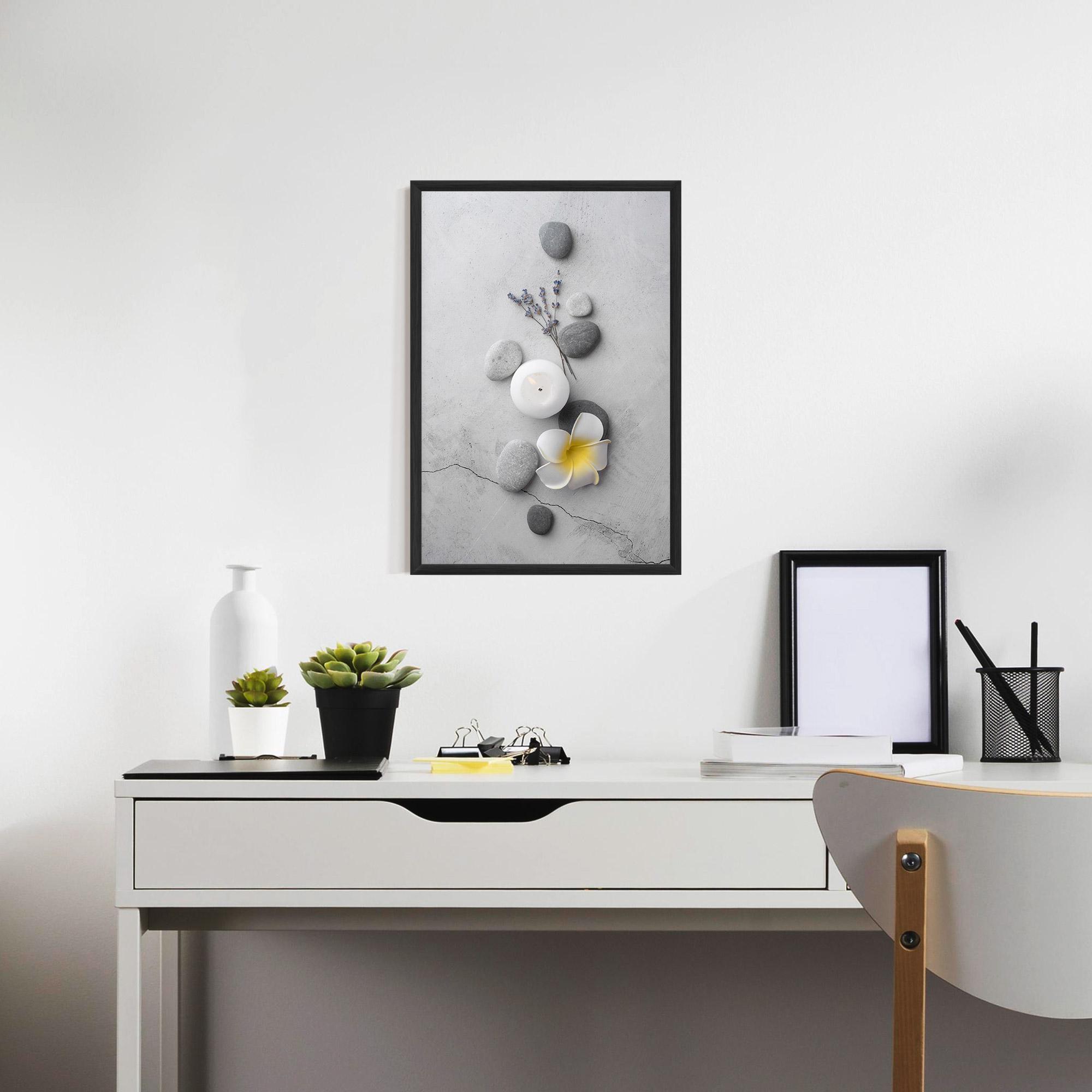 Poster Înrămat Feng Shui Stones mockup 7
