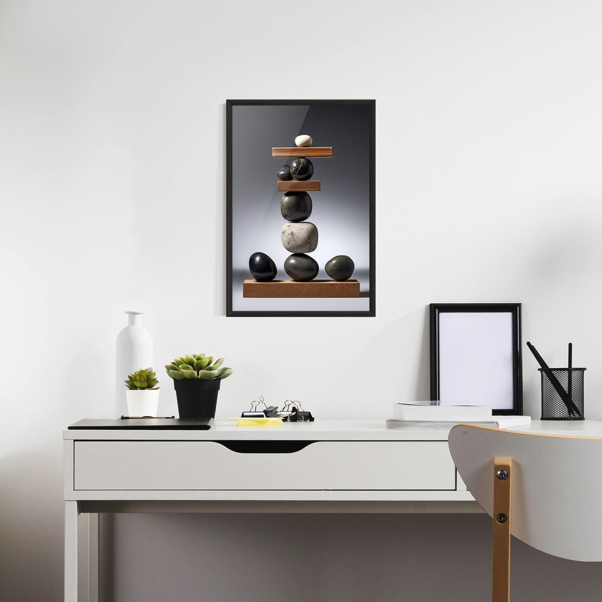 Poster Înrămat Zen Stones mockup 7