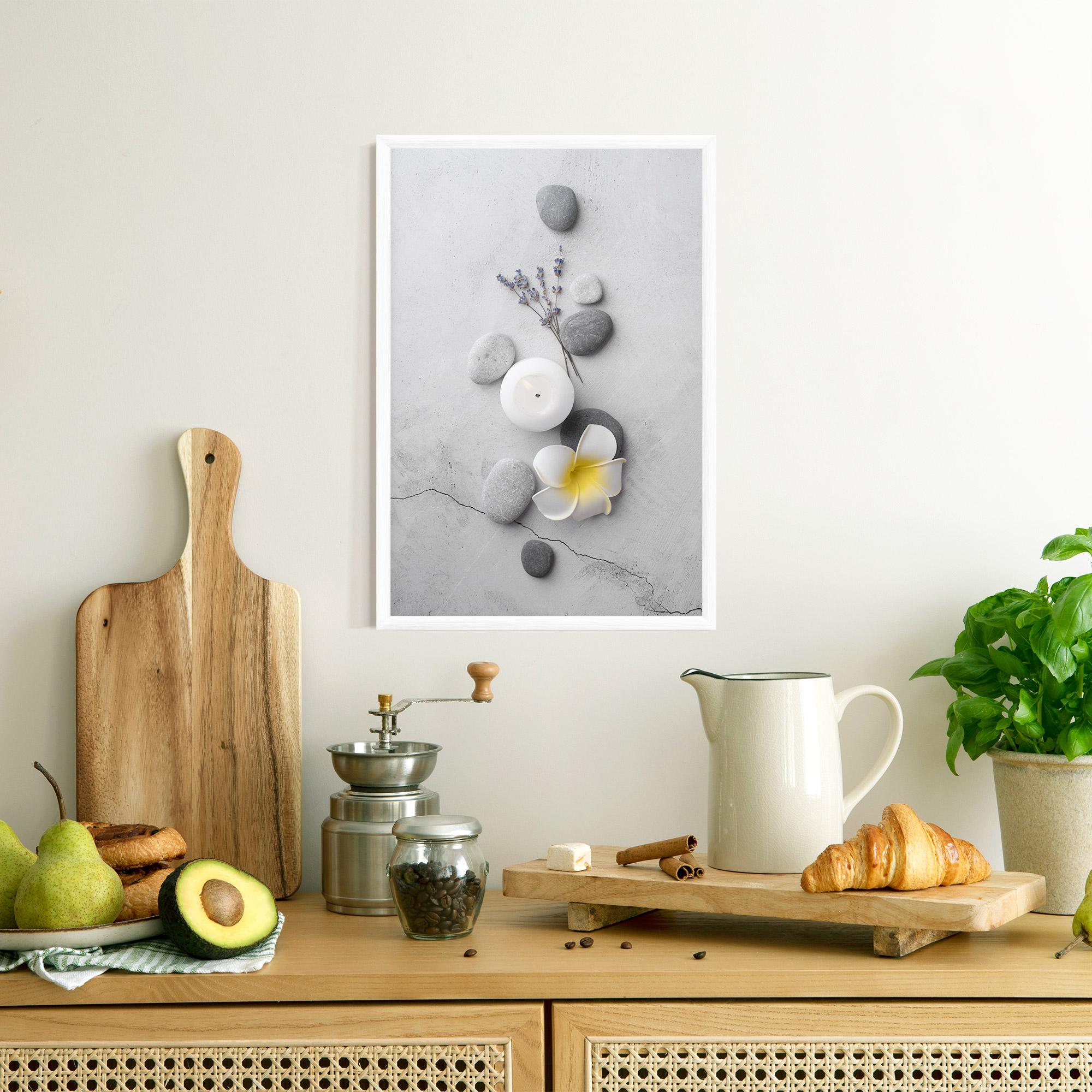 Poster Înrămat Feng Shui Stones mockup 8