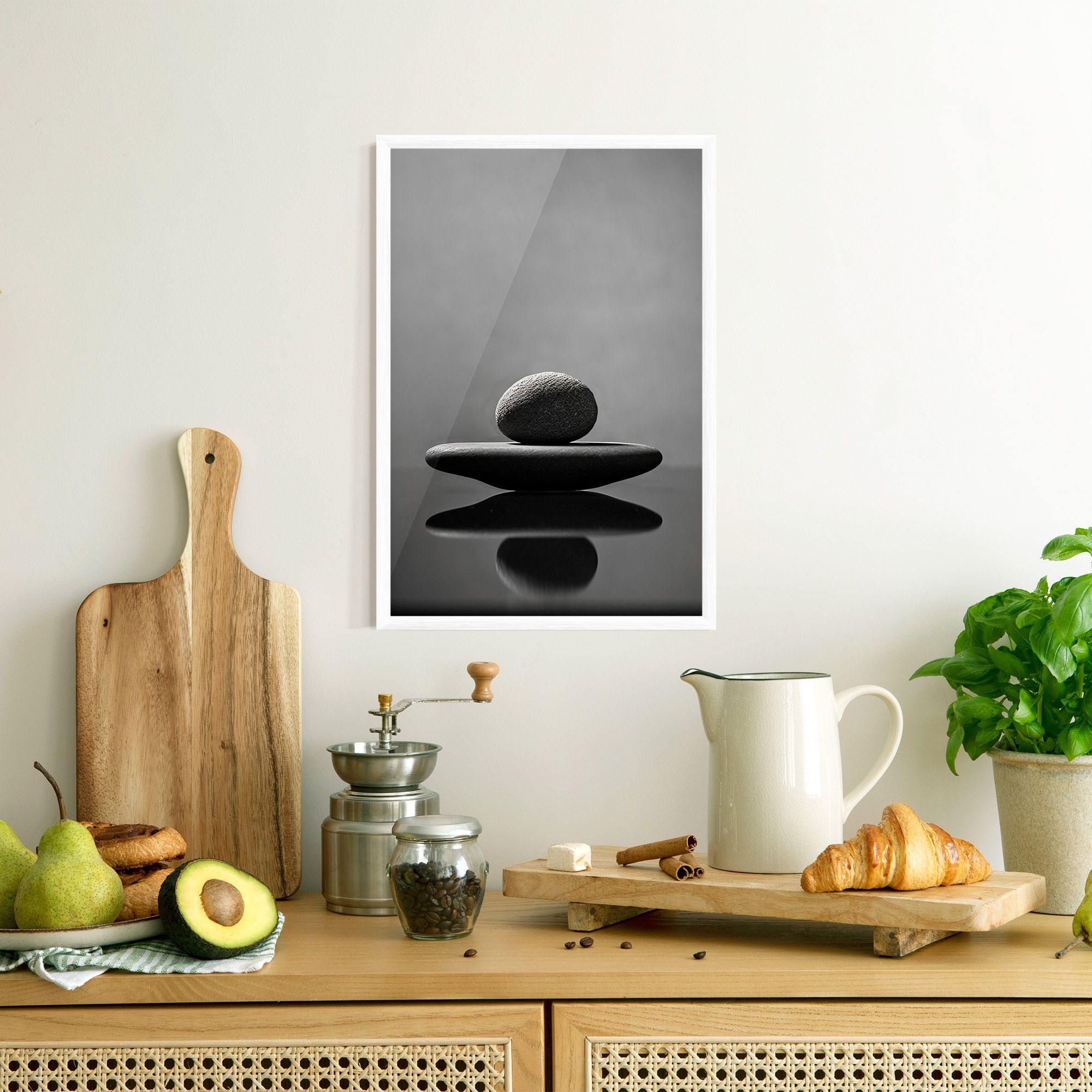 Minimalistic Zen Stone mockup 8