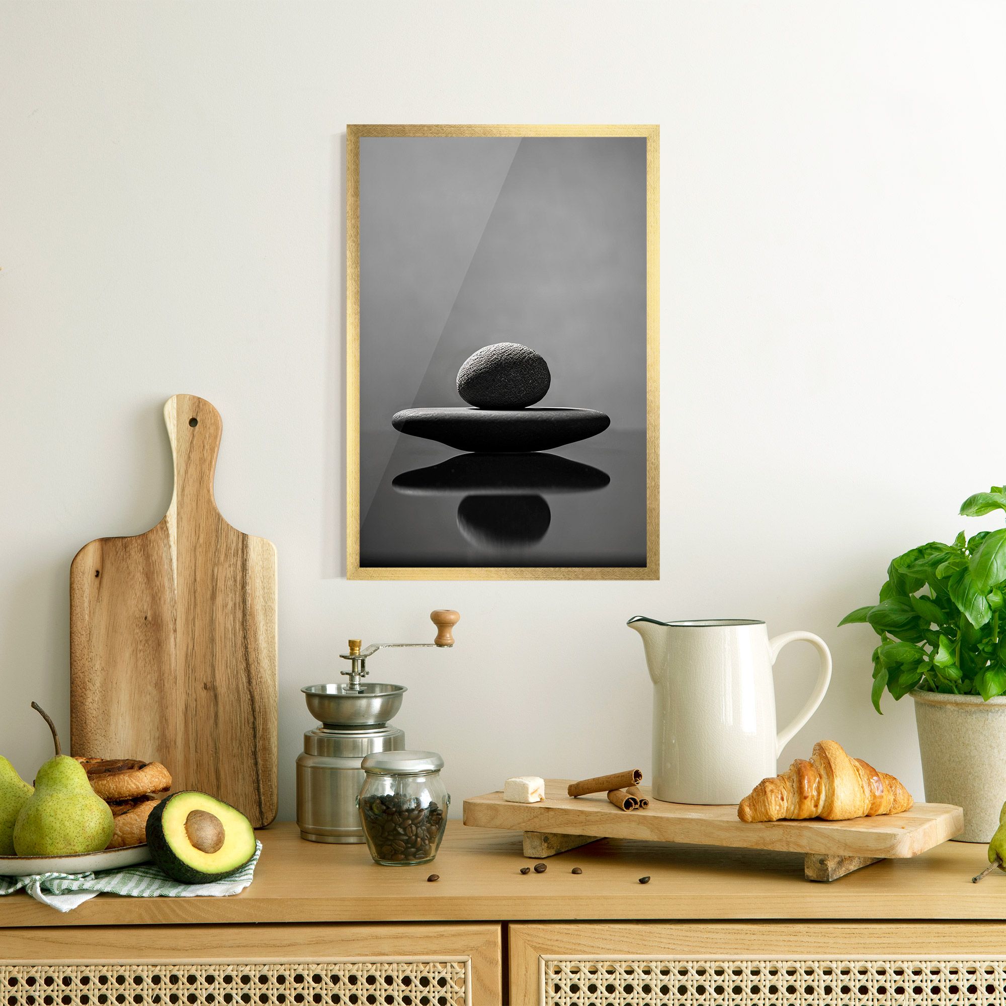 Minimalistic Zen Stone mockup 8