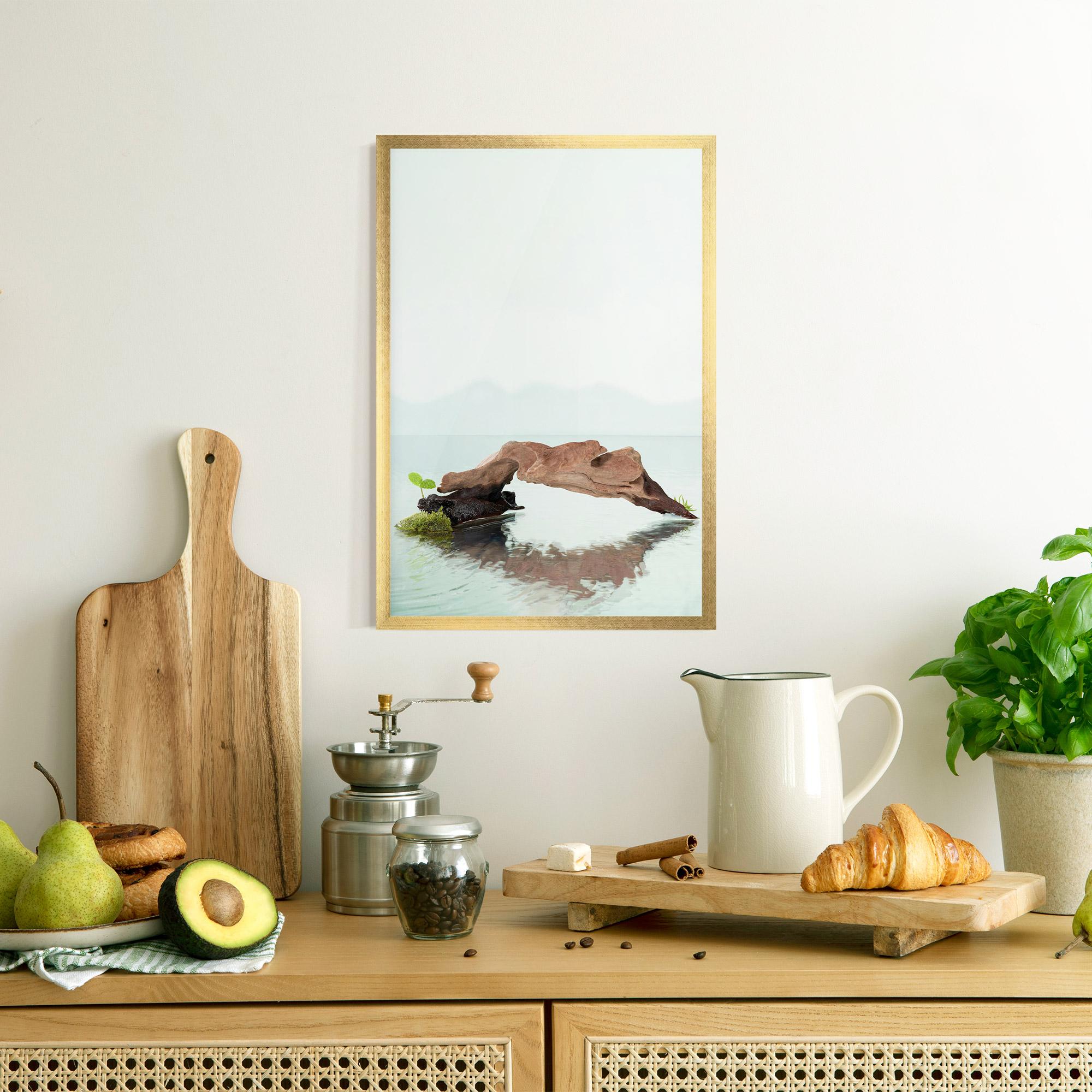 Poster Înrămat Water Rock View mockup 8