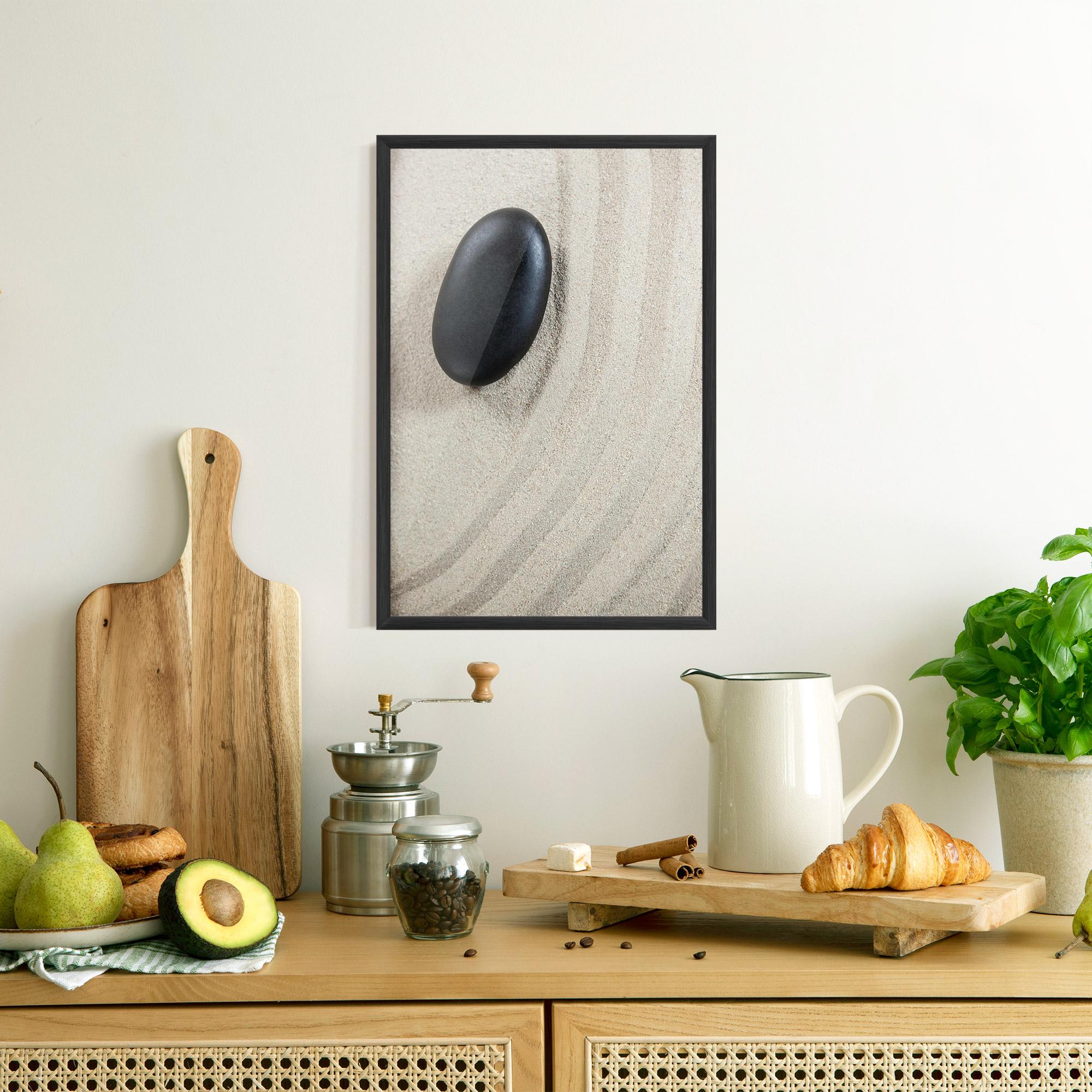 Poster Înrămat Black Pebble mockup 8