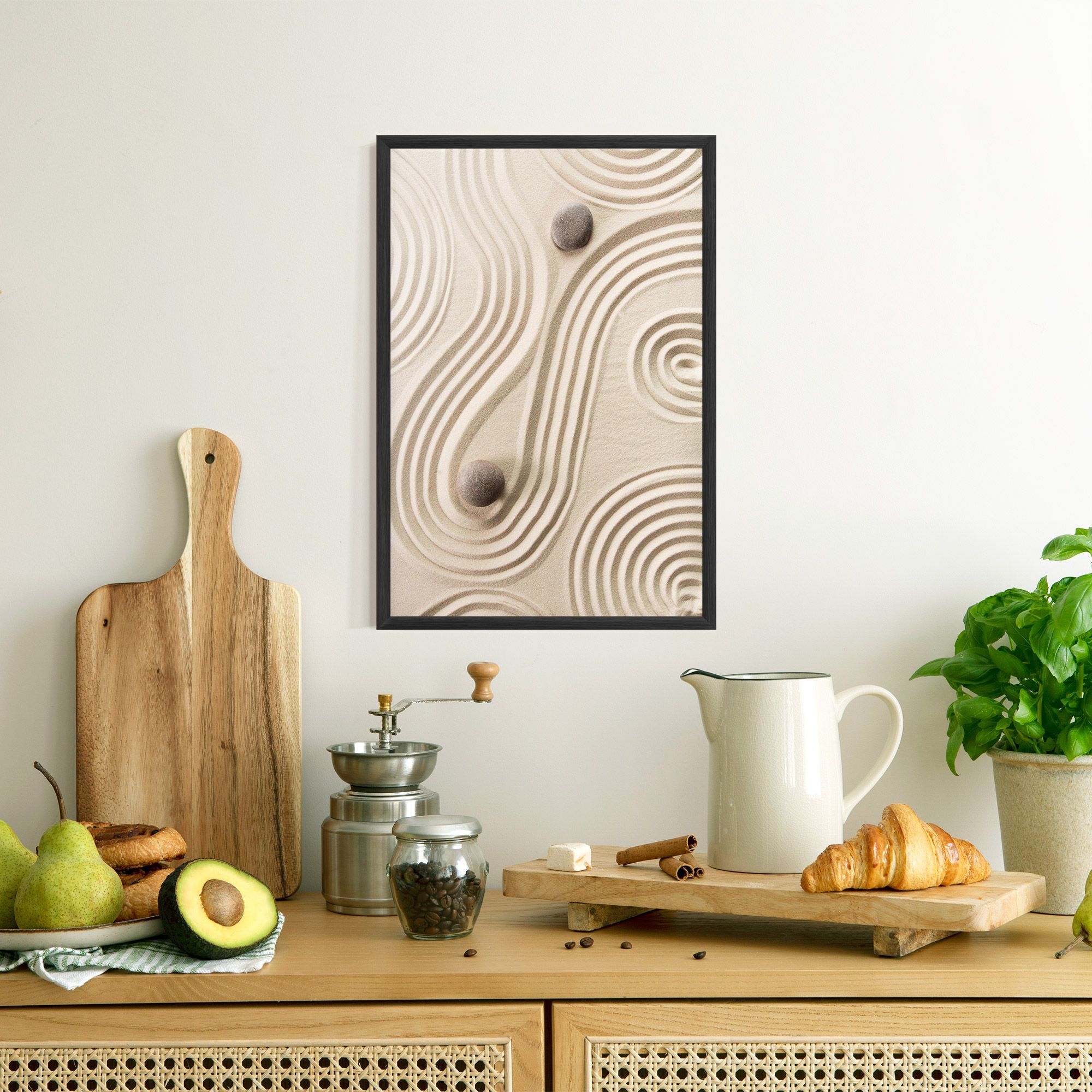 Cream Zen Stones mockup 8