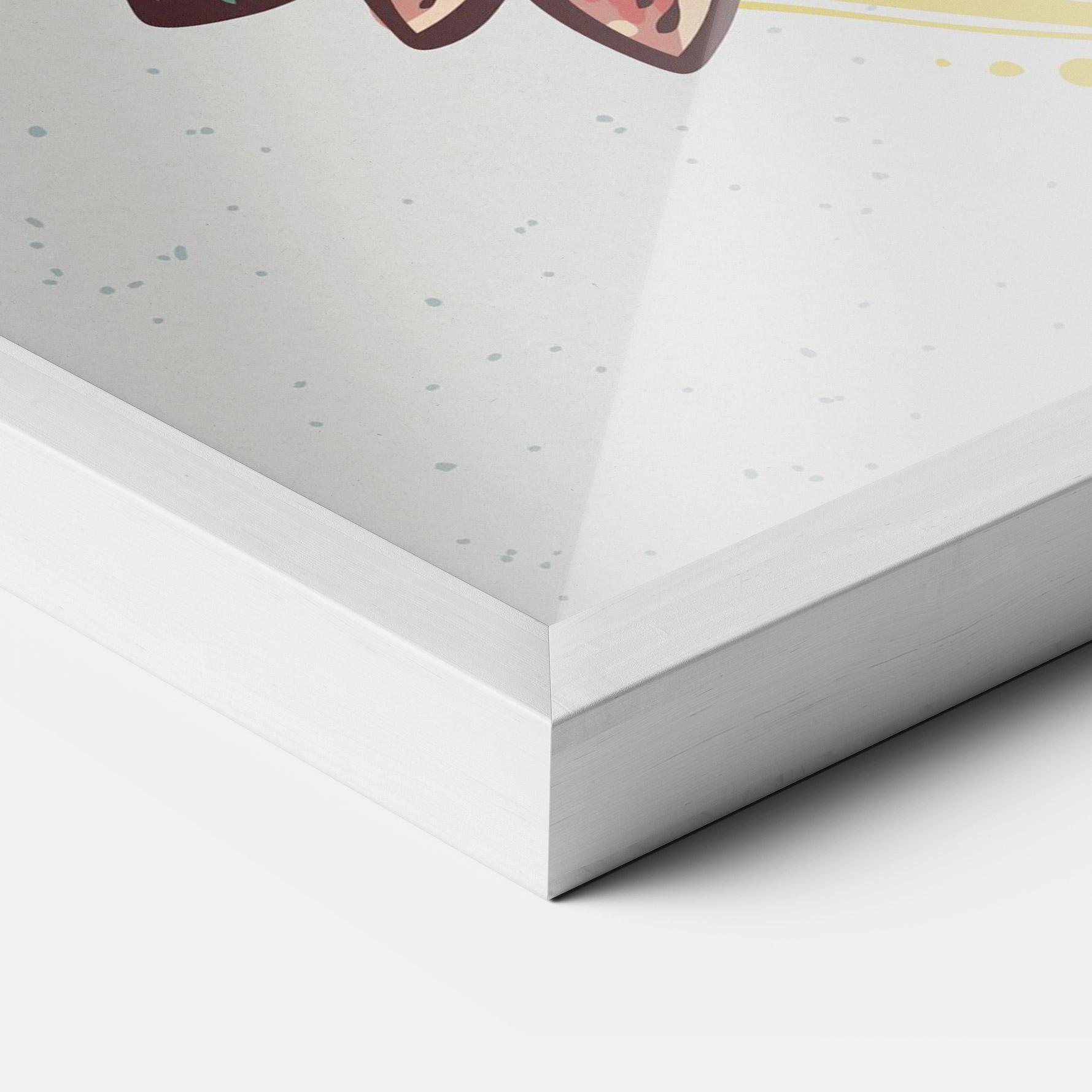 Poster Înrămat Yinyang Flower mockup 3