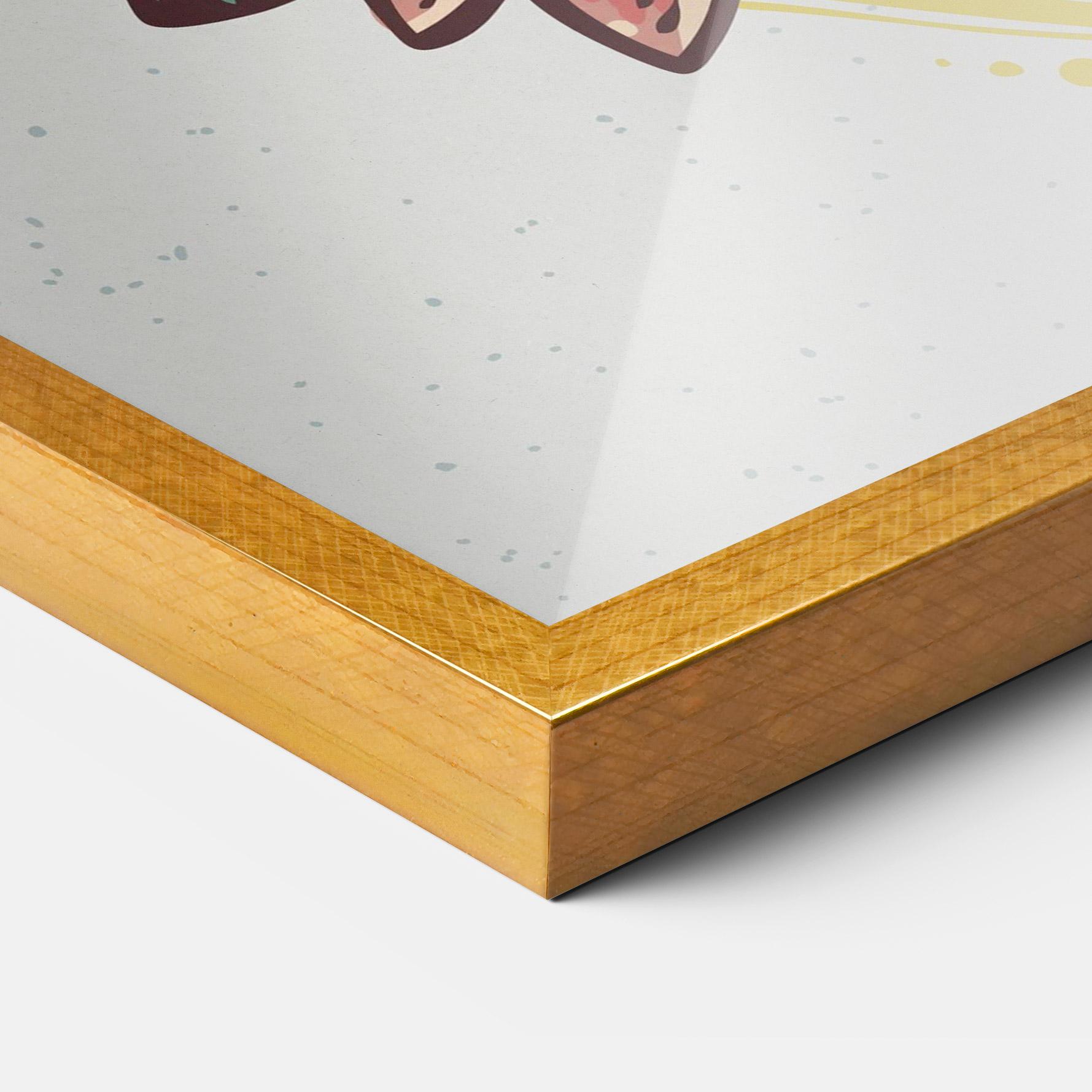 Poster Înrămat Yinyang Flower mockup 3