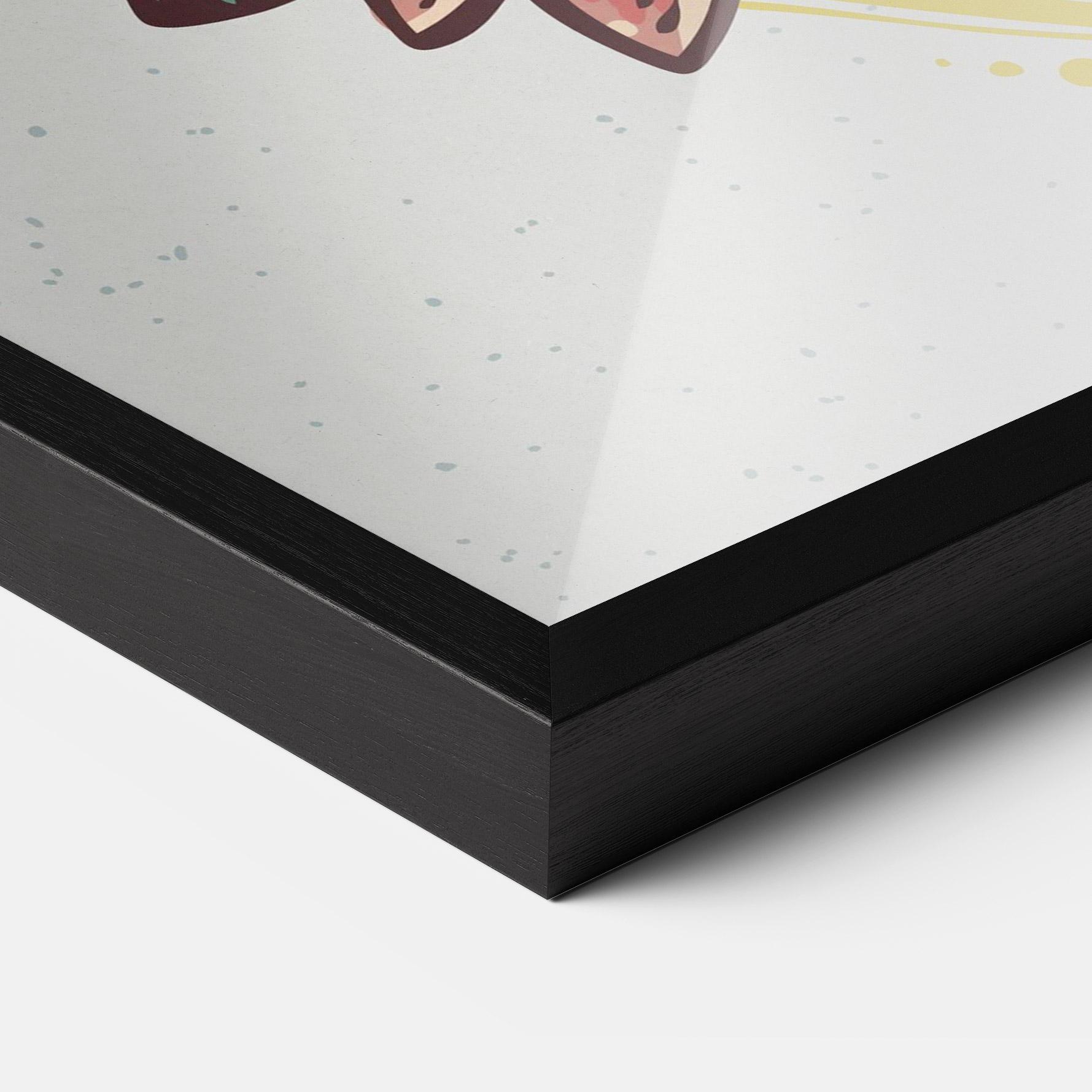 Poster Înrămat Yinyang Flower mockup 3