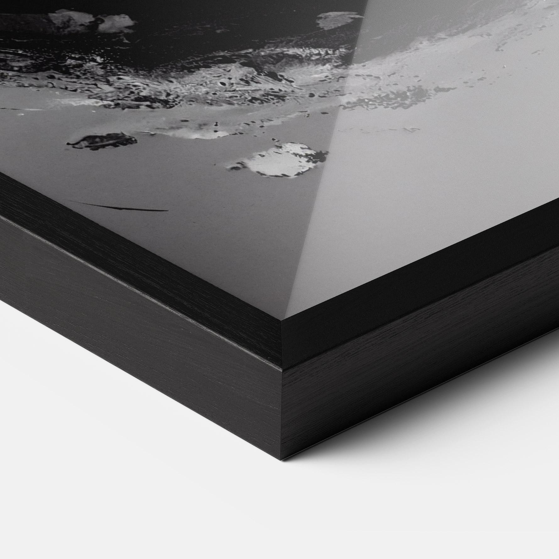 Poster Înrămat Yinyangblack Smoke mockup 3