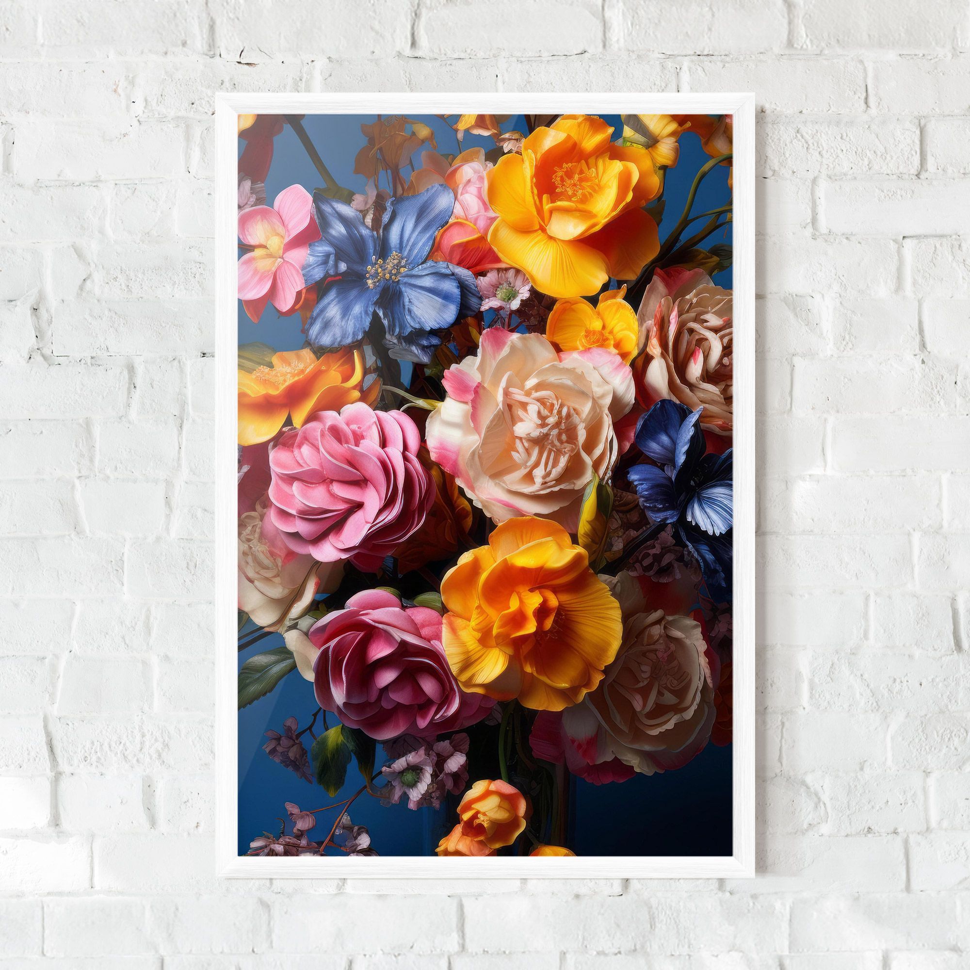 Colorful Flower Bouquet mockup 0
