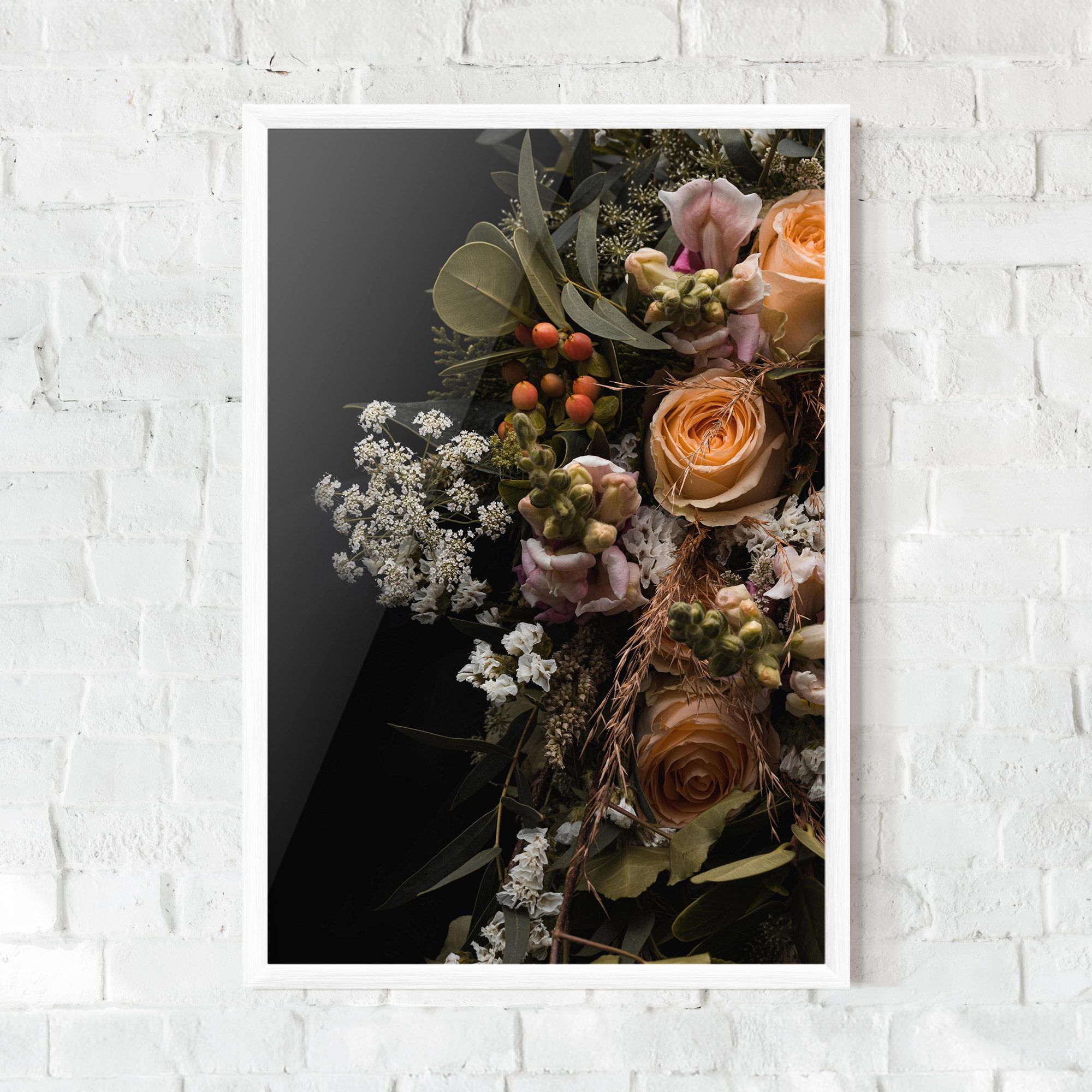 Dark Flower Bouquet mockup 0