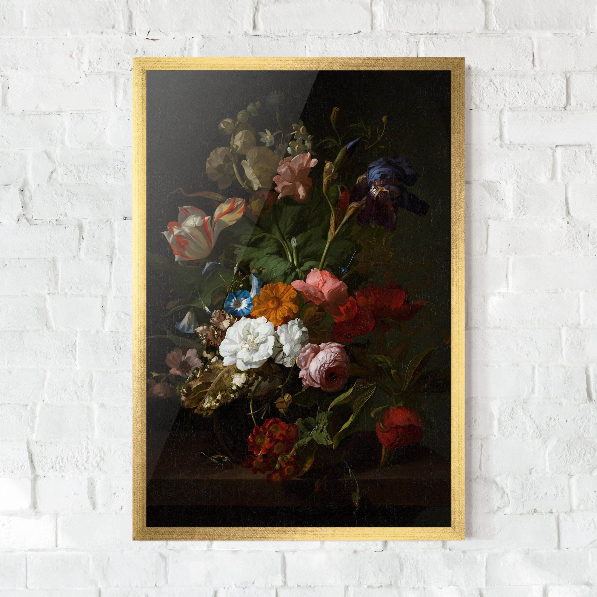 Dark Flowers Bouquet mockup 0