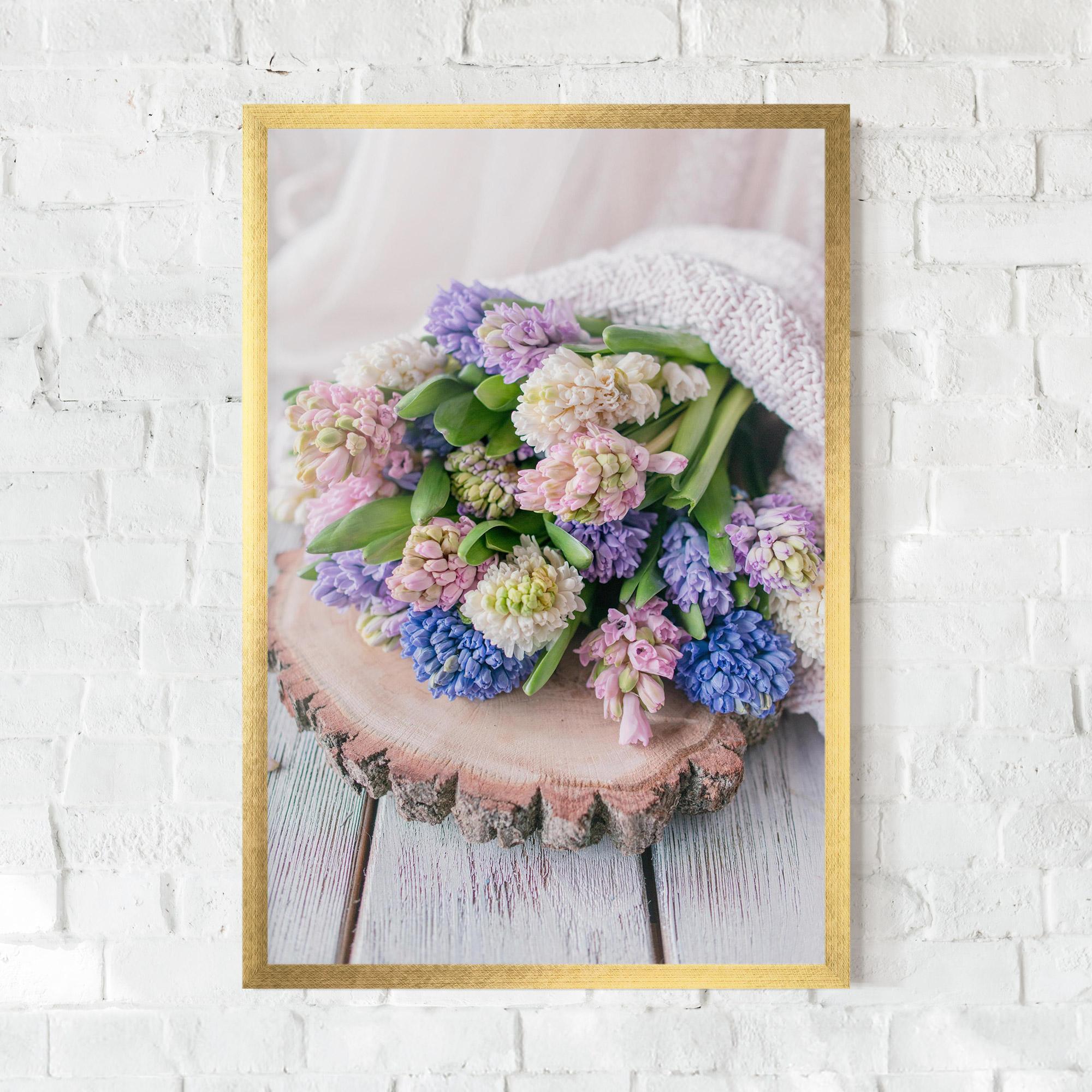 Poster Înrămat Purple Mix Bouquet mockup 0