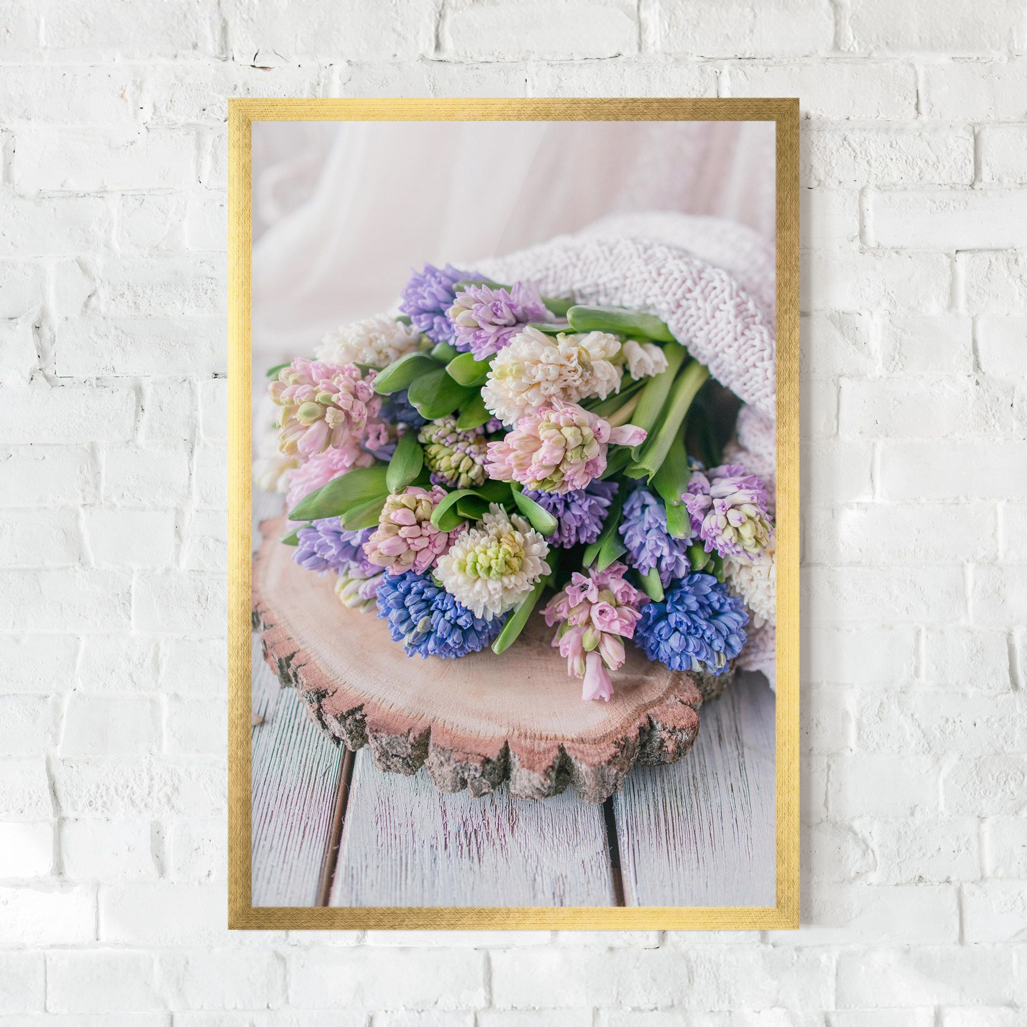 Purple Mix Bouquet mockup 0
