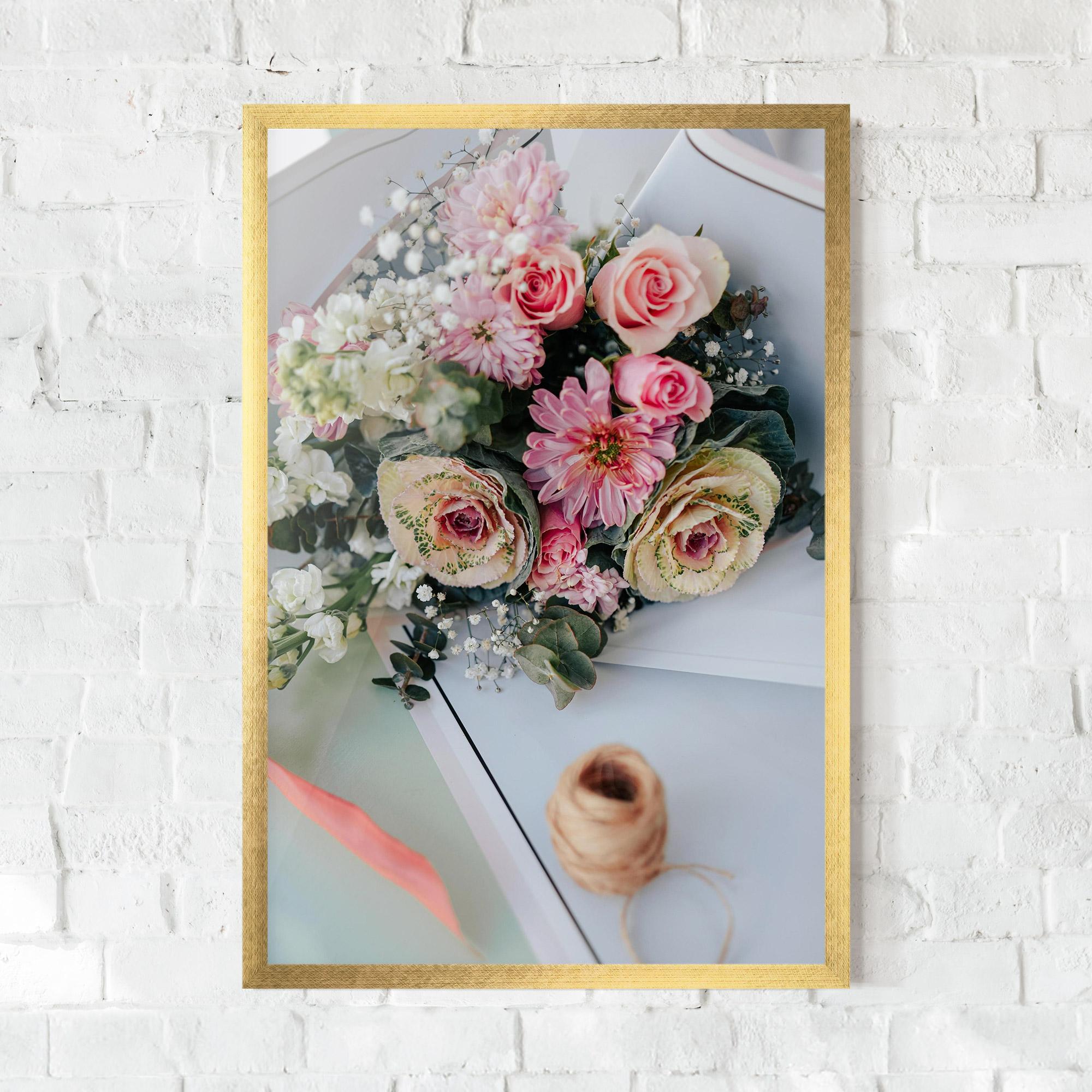 Poster Înrămat Table Bouquet mockup 0