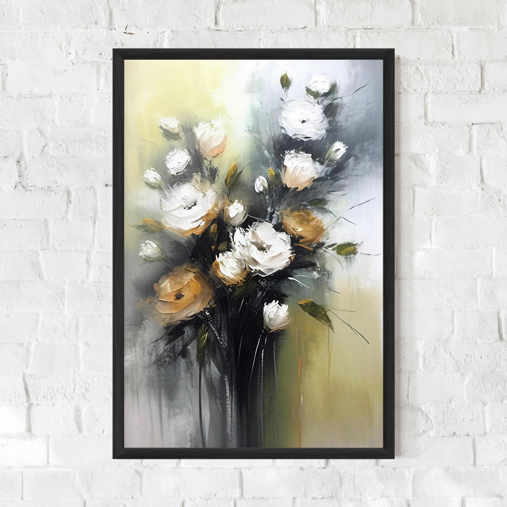 Poster Înrămat Bouquet Painting mockup 0